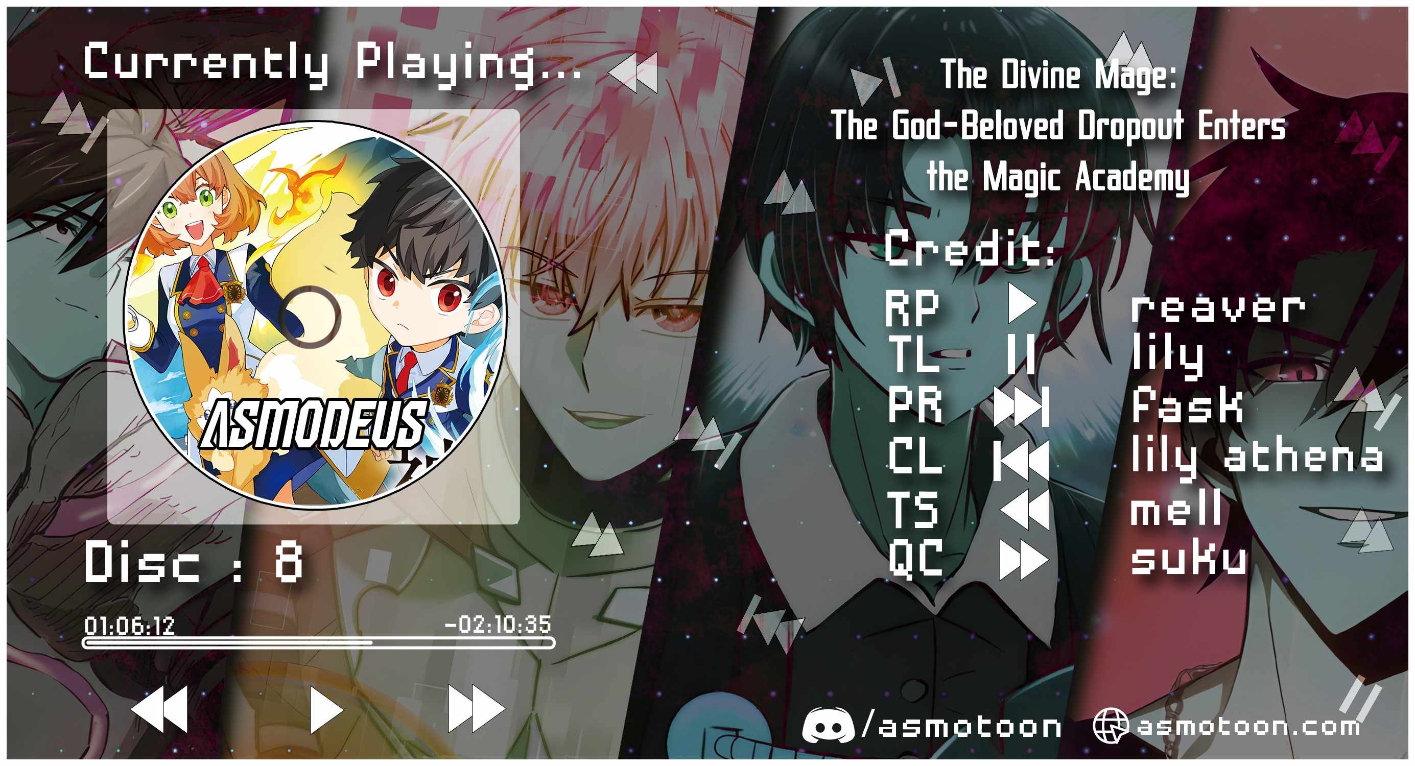 The Divine Mage: The God-Beloved Dropout Enters the Magic Academy Chapter 8 - Page 1