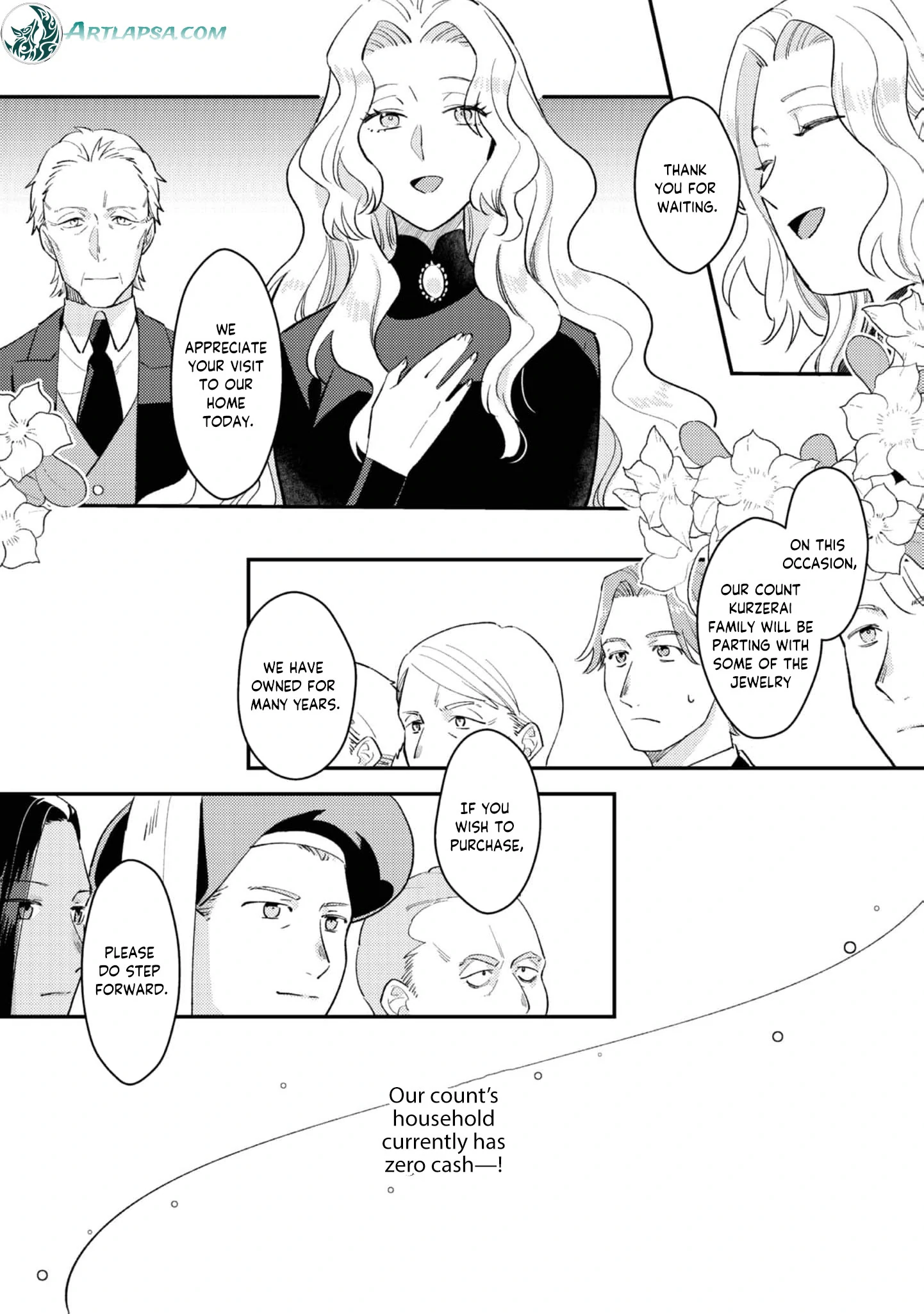 The Fallen Countess Daughter Wants to Support Her Family Chapter 1 - Page 8