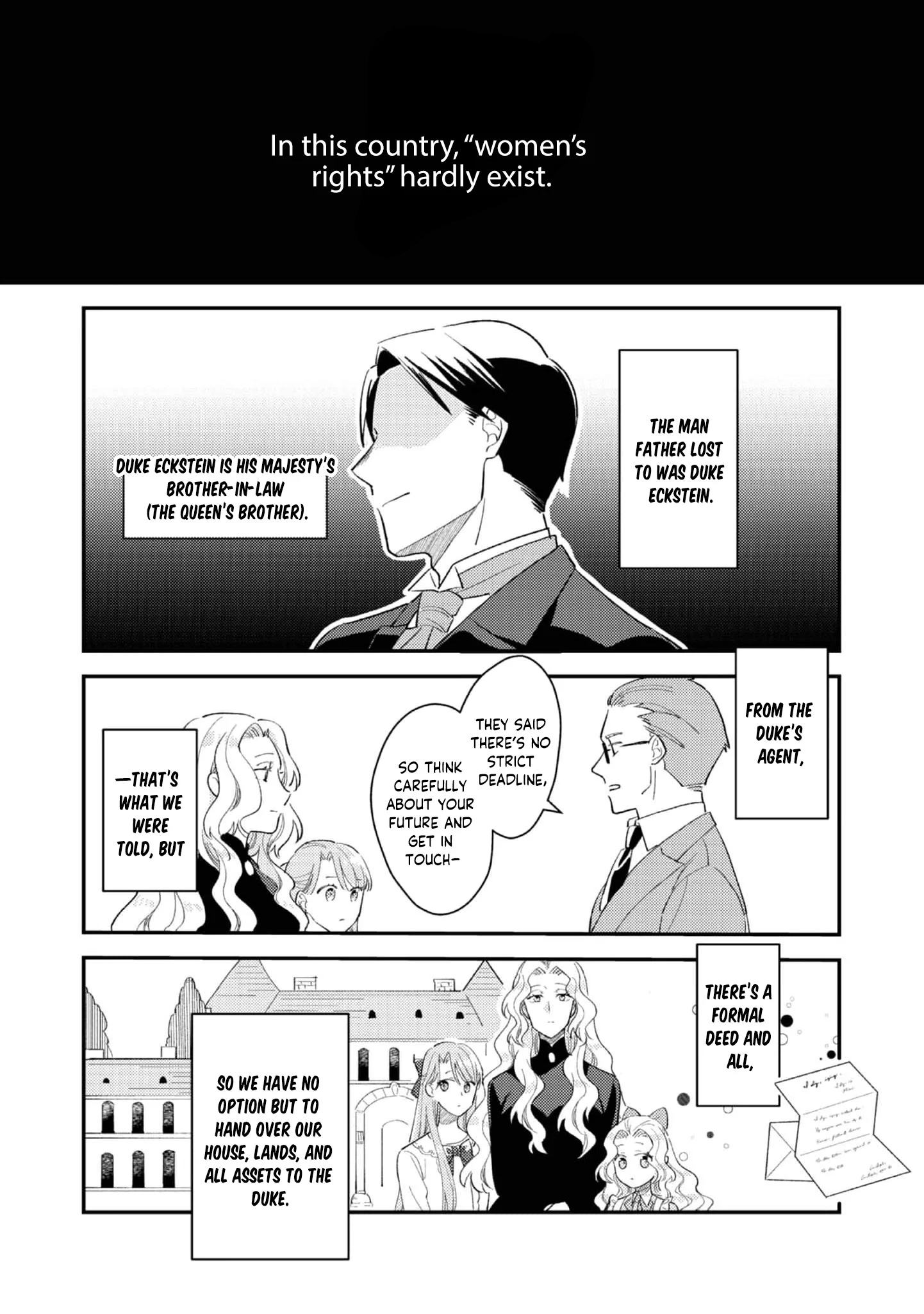 The Fallen Countess Daughter Wants to Support Her Family Chapter 1 - Page 10