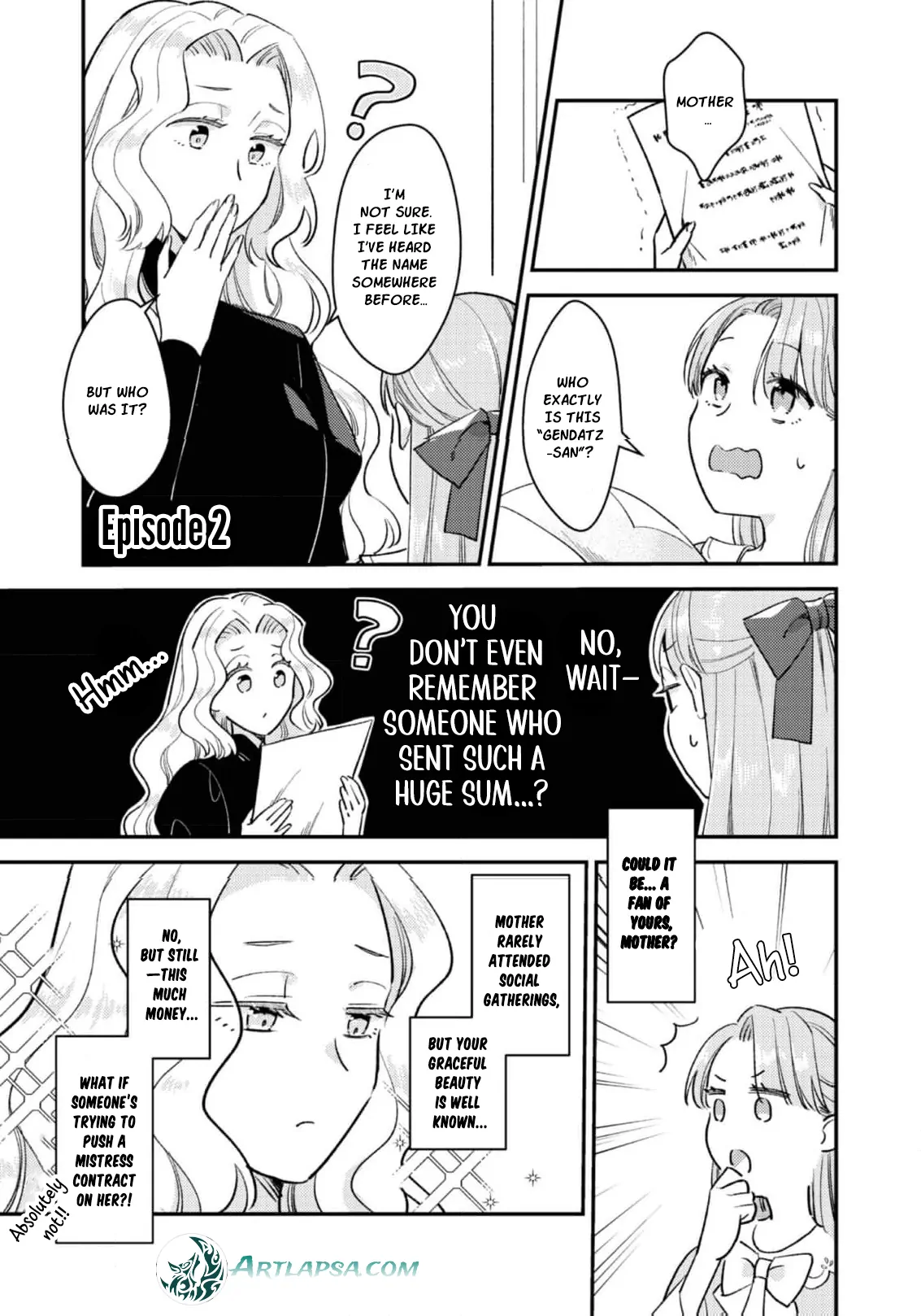 The Fallen Countess Daughter Wants to Support Her Family Chapter 2 - Page 5