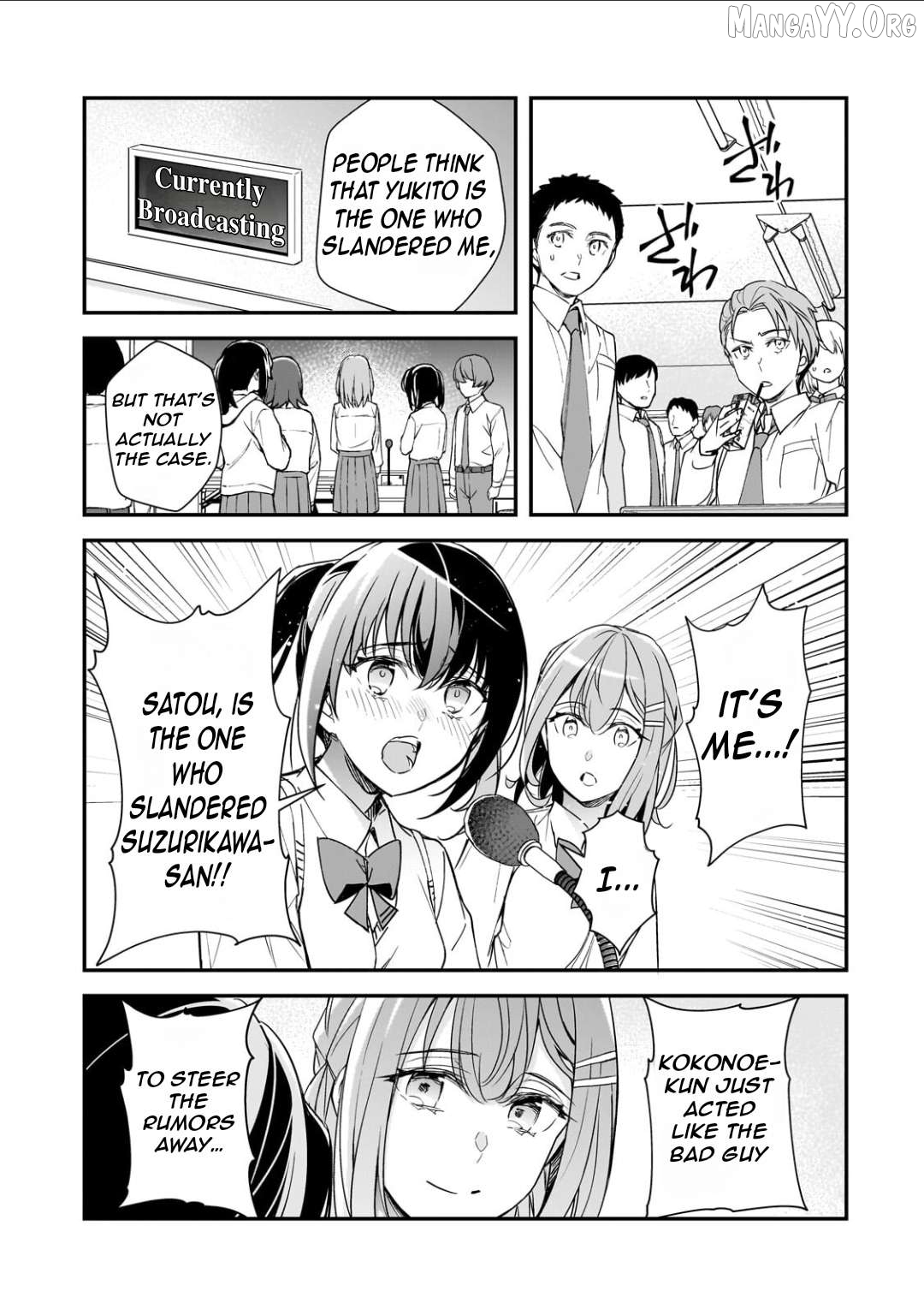 The Girls Who Traumatized Me Keep Glancing at Me, but Alas, It’s Too Late Chapter 27.2 - Page 4