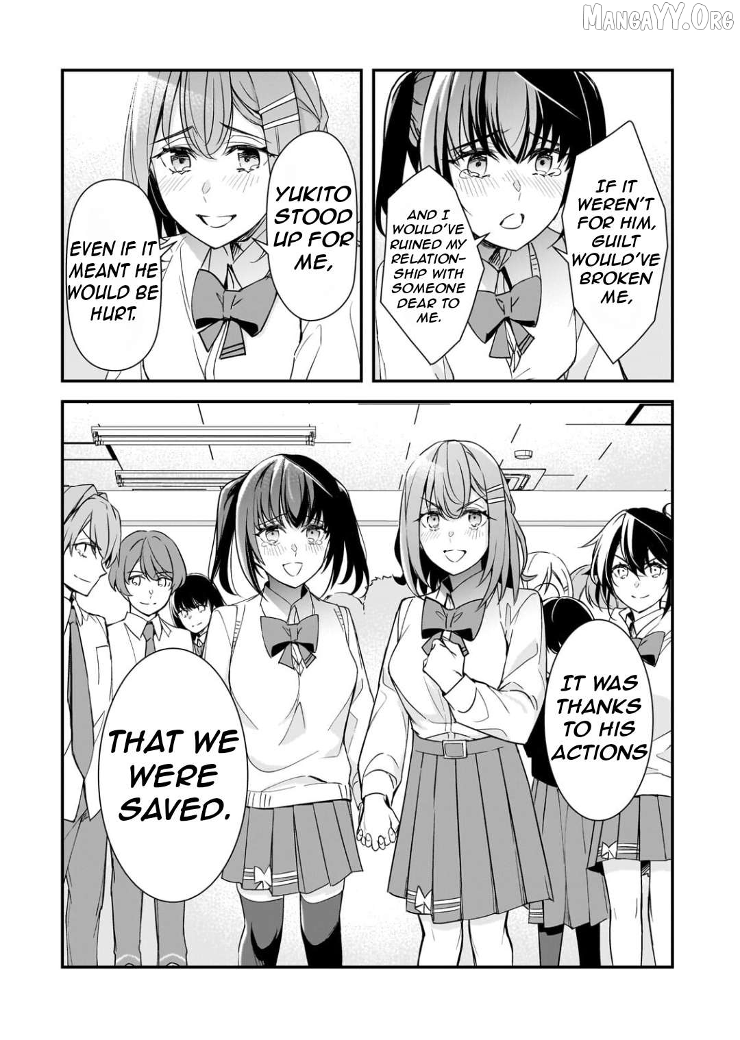 The Girls Who Traumatized Me Keep Glancing at Me, but Alas, It’s Too Late Chapter 27.2 - Page 5