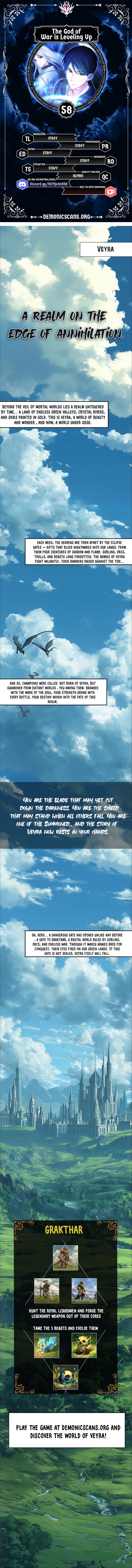 The God of War is Leveling Up Chapter 58 - Page 1