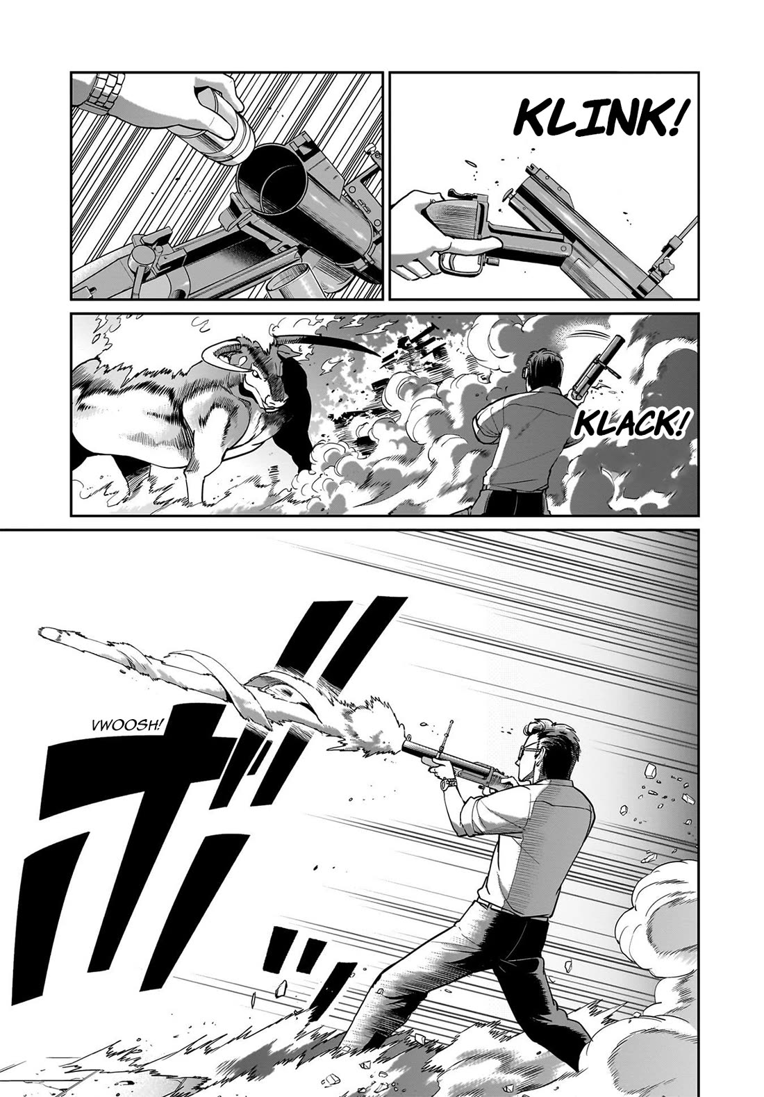 The Gunner’s Life of a Middle-aged Man Summoned to Another World and Armed With a Rifle Chapter 68 - Page 14