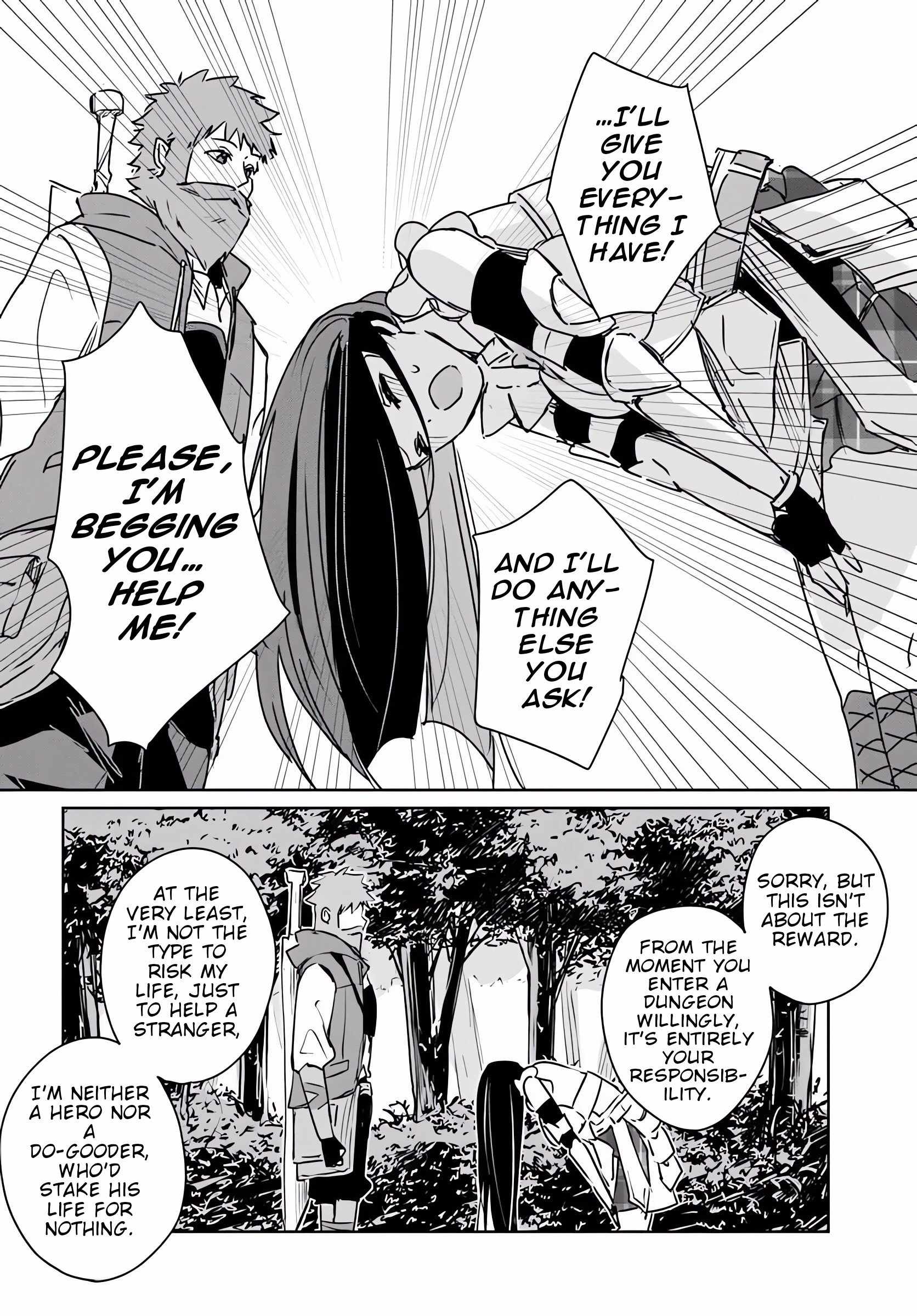 The Homeless Camper Wants to Live Inside the Dungeon and Enjoy a Leisurely Life ~Dangerous Deep Dungeon Monsters Are Also Ingredients to Me~ Chapter 1 - Page 22