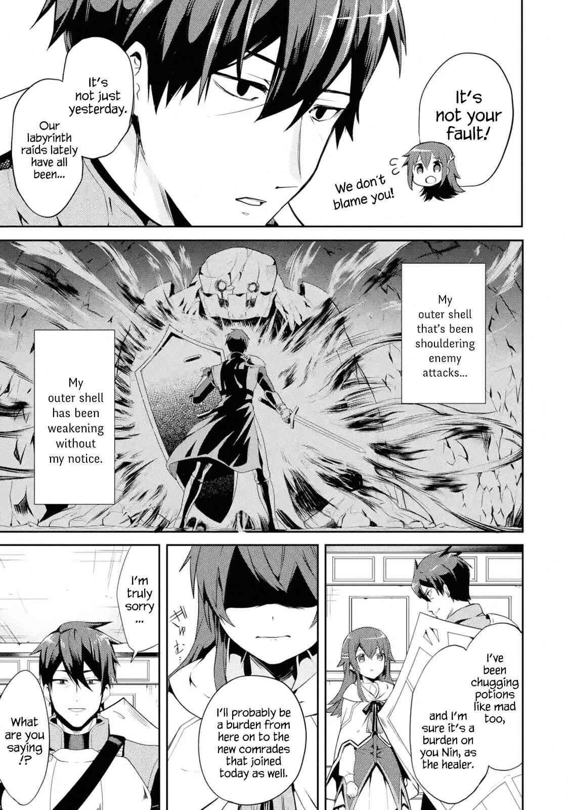 The Labyrinth Raids of the Ultimate Tank ~The Tank Possessing a Rare 9,999 Endurance Skill was Expelled from the Hero Party~ Chapter 1.1 - Page 8