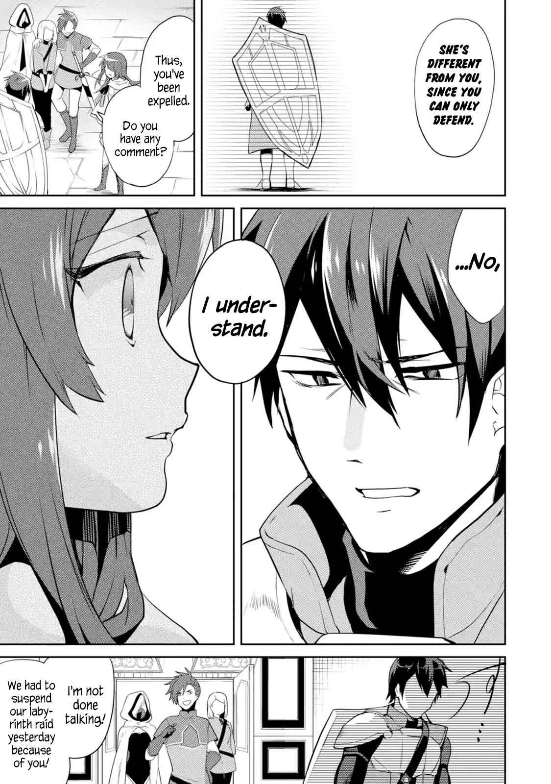 The Labyrinth Raids of the Ultimate Tank ~The Tank Possessing a Rare 9,999 Endurance Skill was Expelled from the Hero Party~ Chapter 1.2 - Page 8