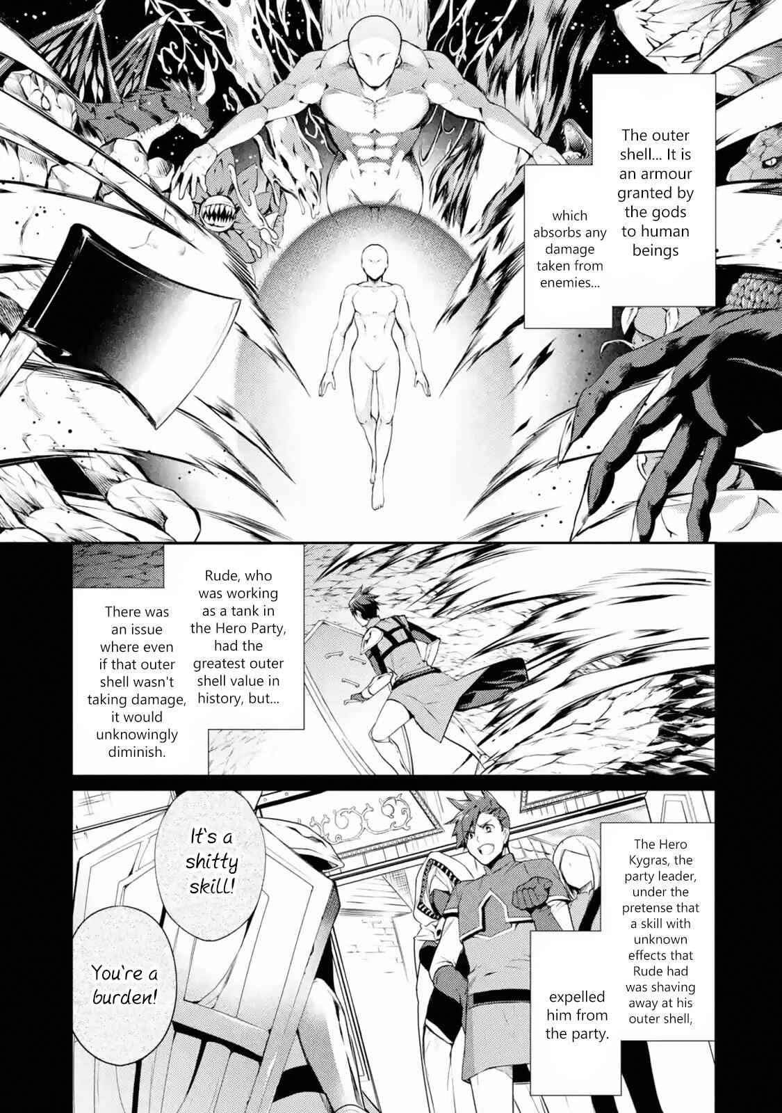 The Labyrinth Raids of the Ultimate Tank ~The Tank Possessing a Rare 9,999 Endurance Skill was Expelled from the Hero Party~ Chapter 6.1 - Page 1