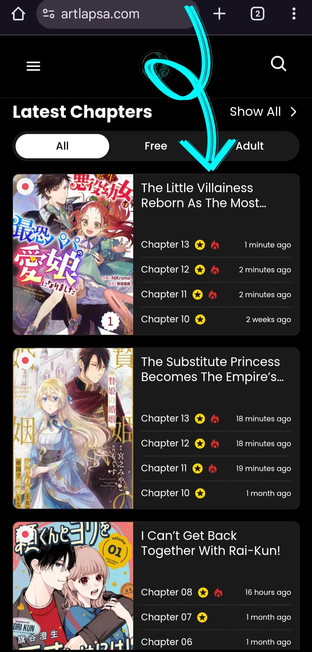 The Little Villainess Reborn as the Most Terrifying Man’s Beloved Daughter Chapter 5 - Page 1