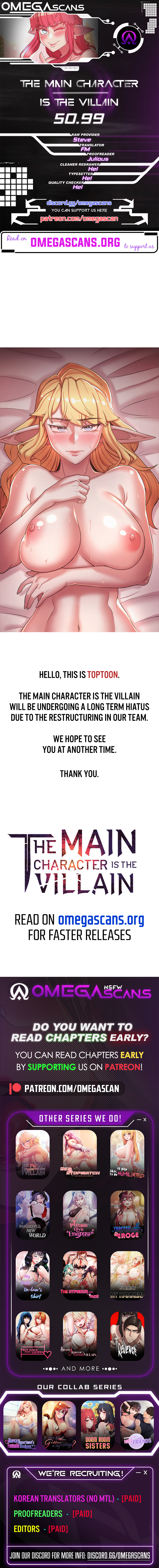 The Main Character Is the Villain Chapter 50.99 - Page 1