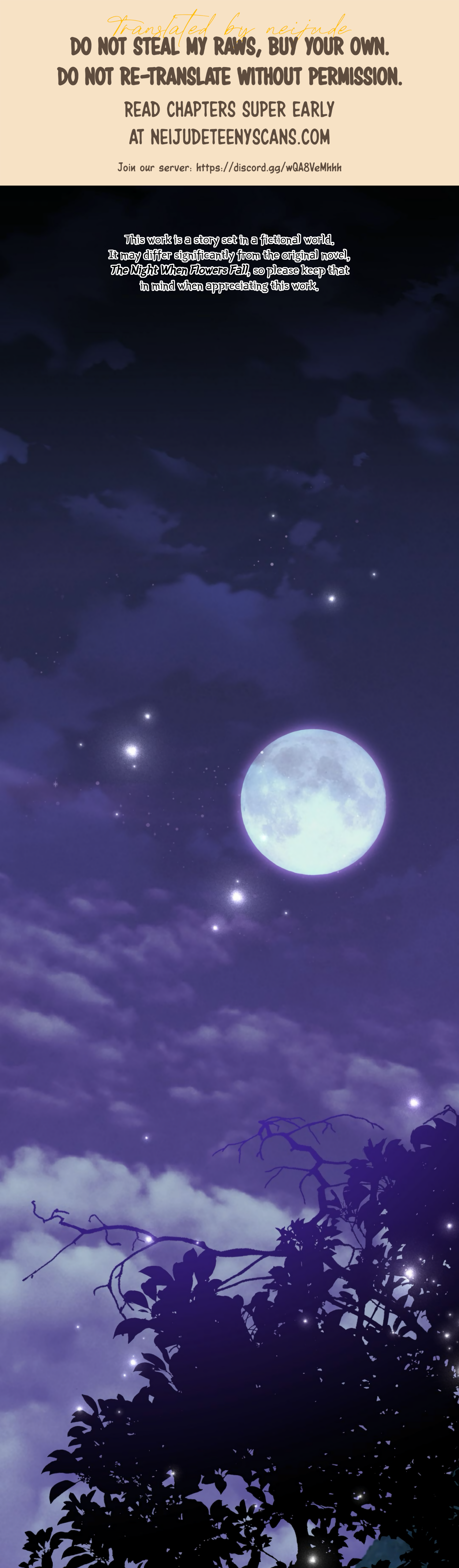 The Night When Flowers Fall Chapter 1 - Page 1