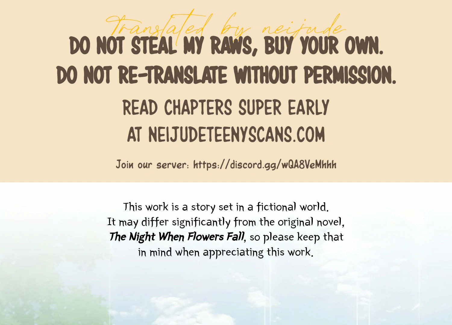 The Night When Flowers Fall Chapter 11 - Page 1