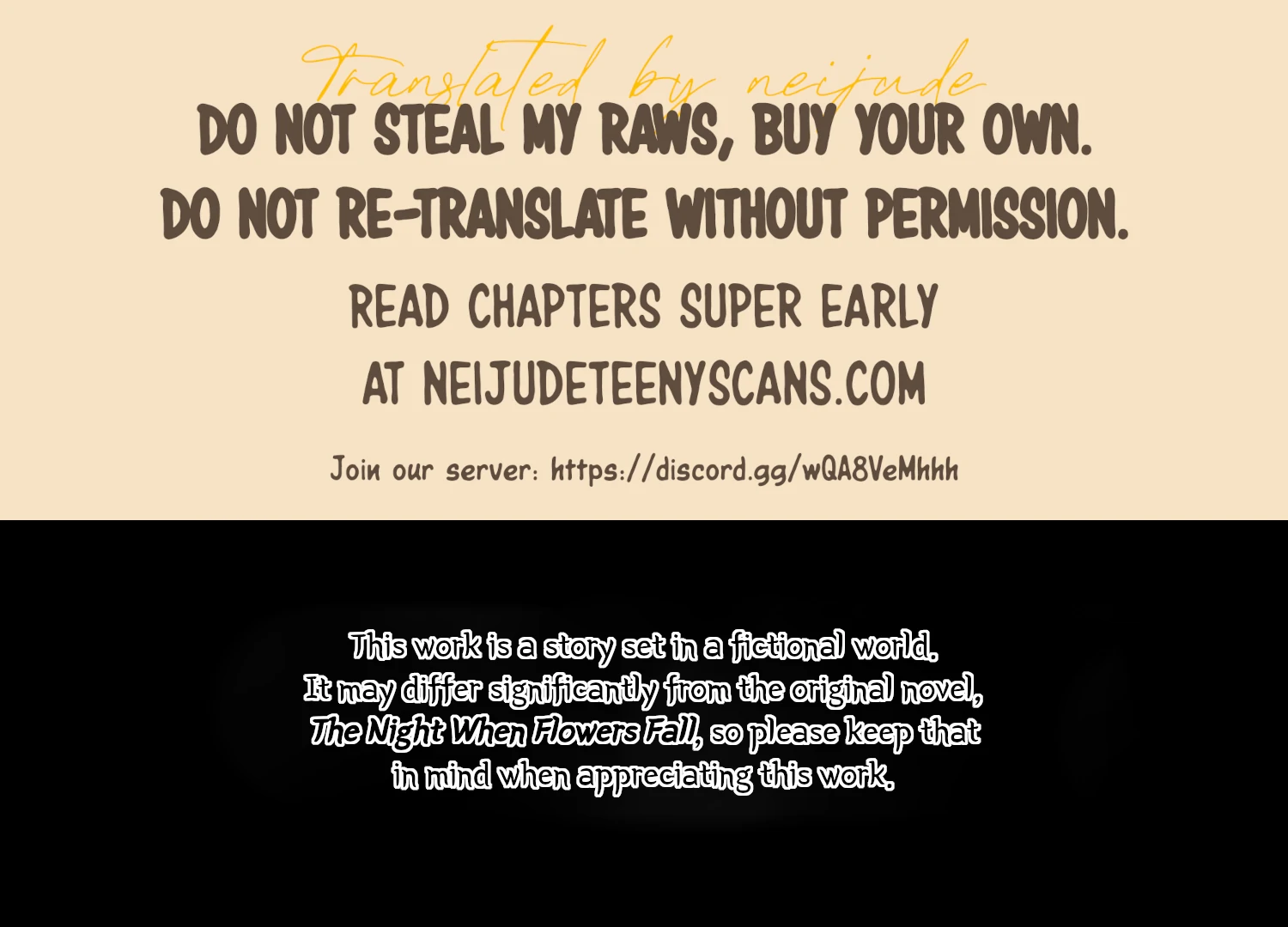 The Night When Flowers Fall Chapter 39 - Page 1