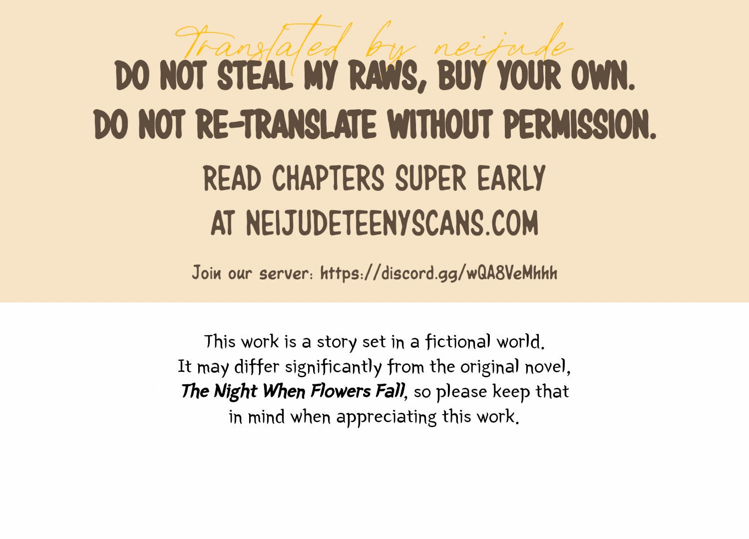 The Night When Flowers Fall Chapter 5 - Page 1