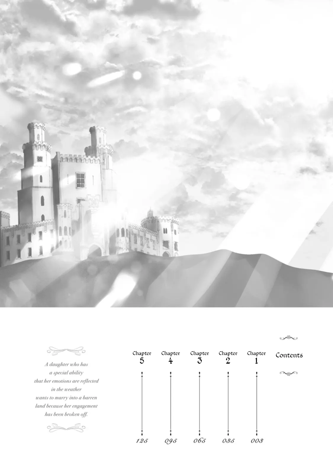 The Noble Lady Whose Emotions Change the Weather Begins Her Newlywed Life in a Desolate Kingdom Chapter 1 - Page 4