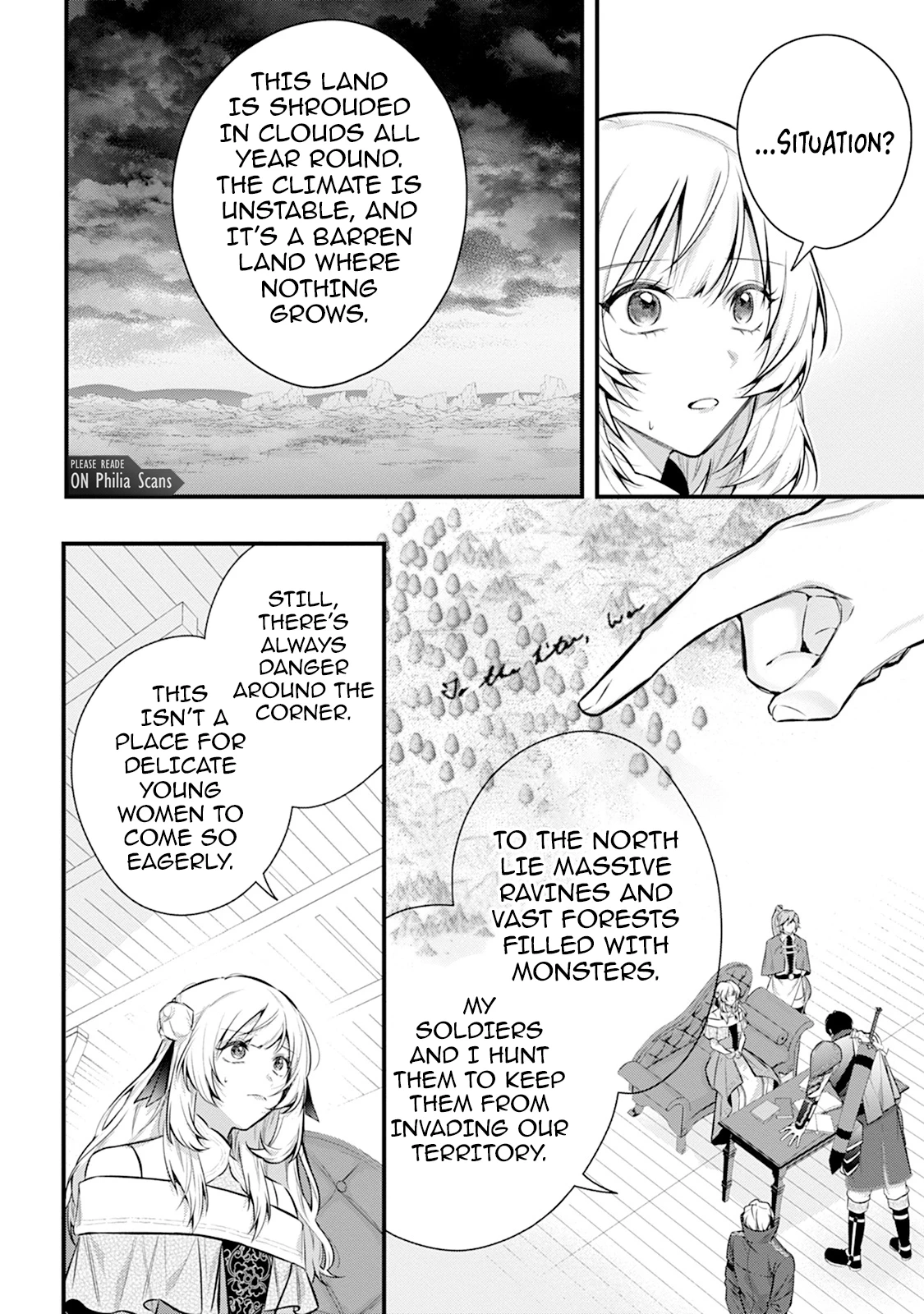 The Noble Lady Whose Emotions Change the Weather Begins Her Newlywed Life in a Desolate Kingdom Chapter 2 - Page 8