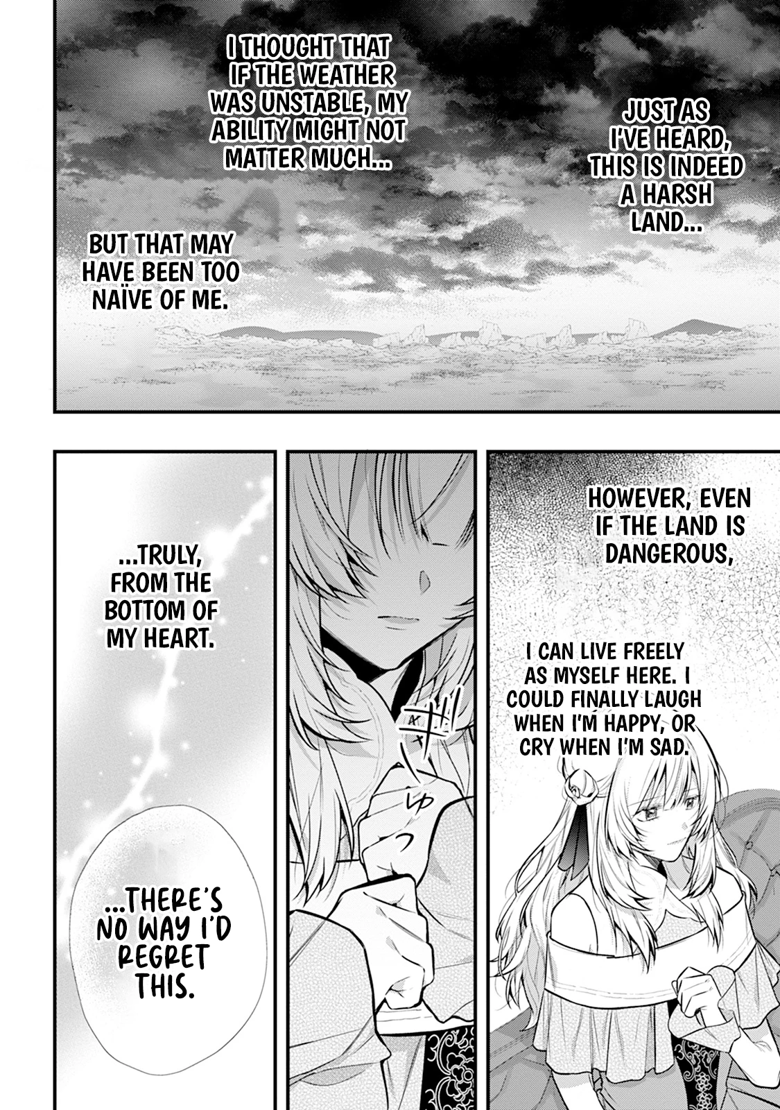 The Noble Lady Whose Emotions Change the Weather Begins Her Newlywed Life in a Desolate Kingdom Chapter 2 - Page 10