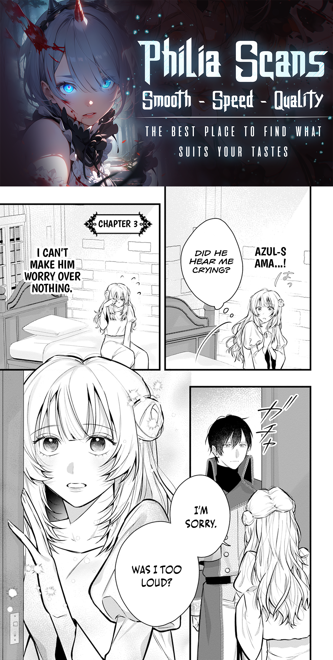 The Noble Lady Whose Emotions Change the Weather Begins Her Newlywed Life in a Desolate Kingdom Chapter 3 - Page 1