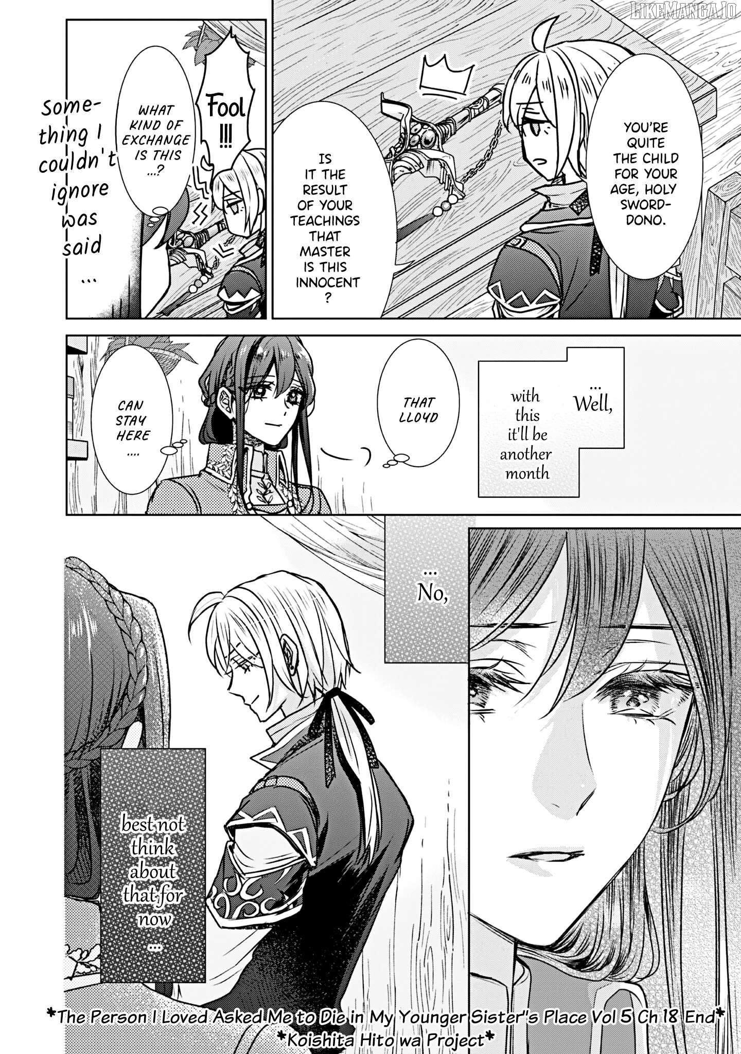 The Person I Loved Asked Me to Die in My Younger Sister’s Place Chapter 18 - Page 48