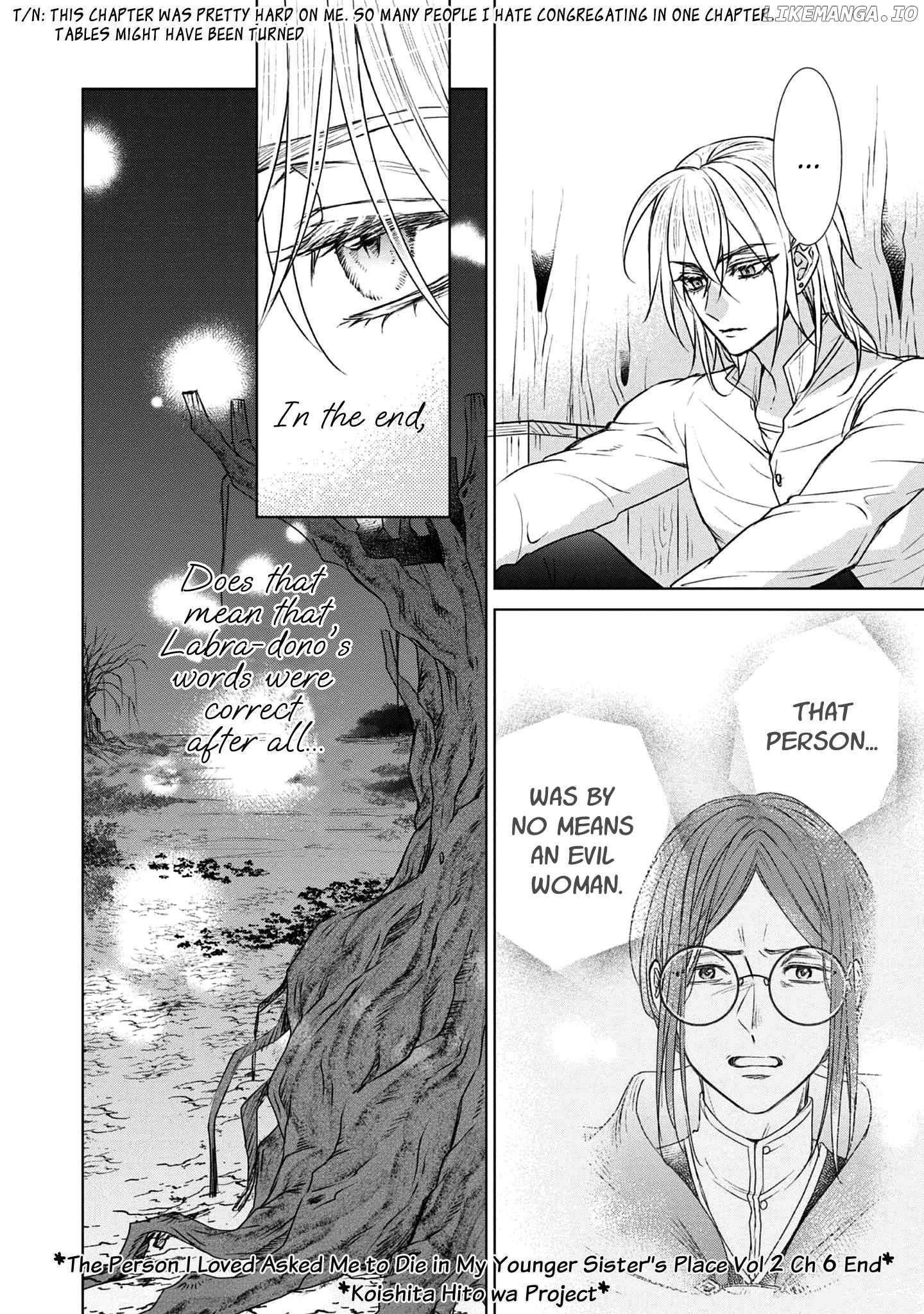 The Person I Loved Asked Me to Die in My Younger Sister’s Place Chapter 6 - Page 47