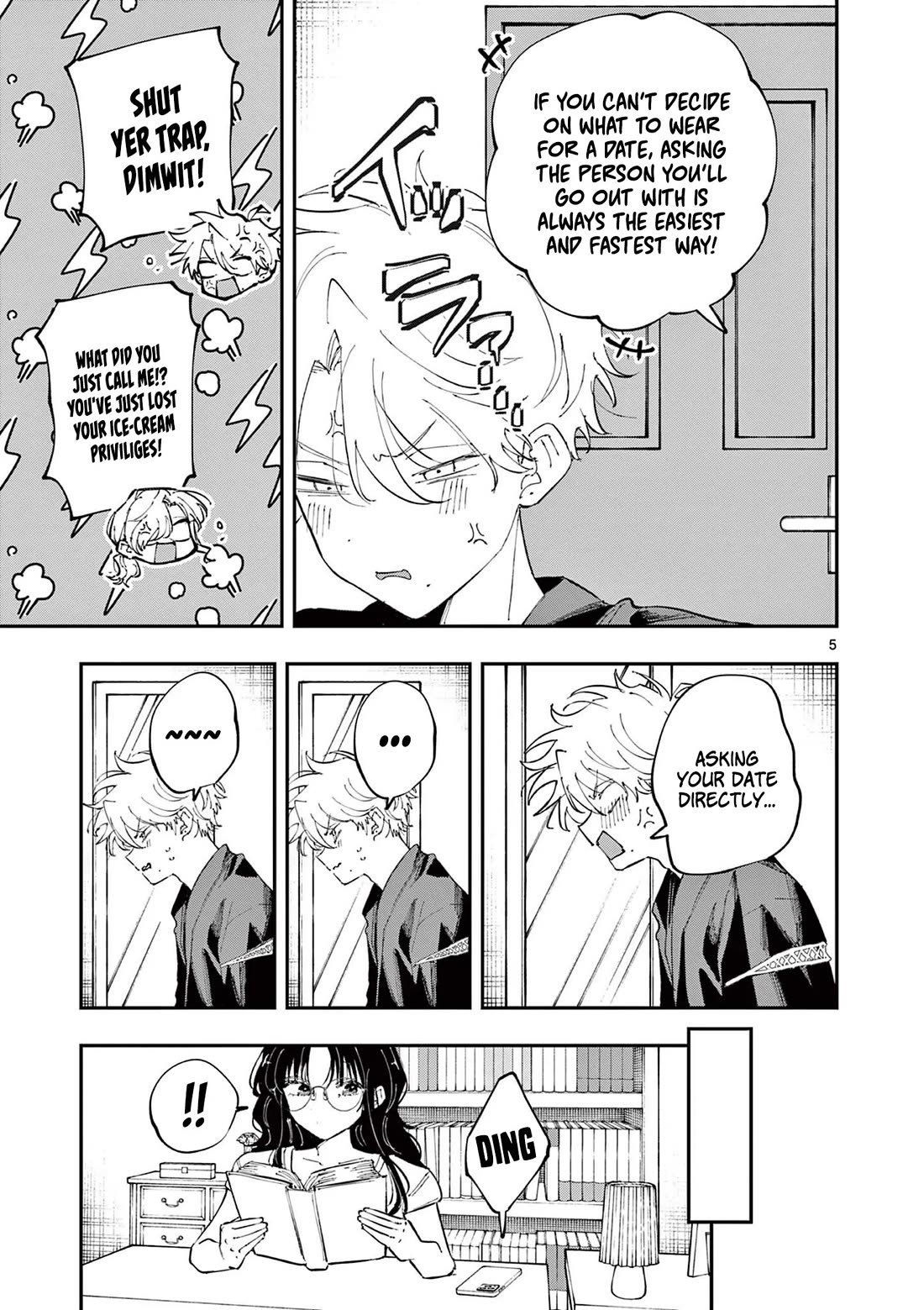 The Person Sitting Next to Me Looking at Me with Perverted Eyes Chapter 76 - Page 5