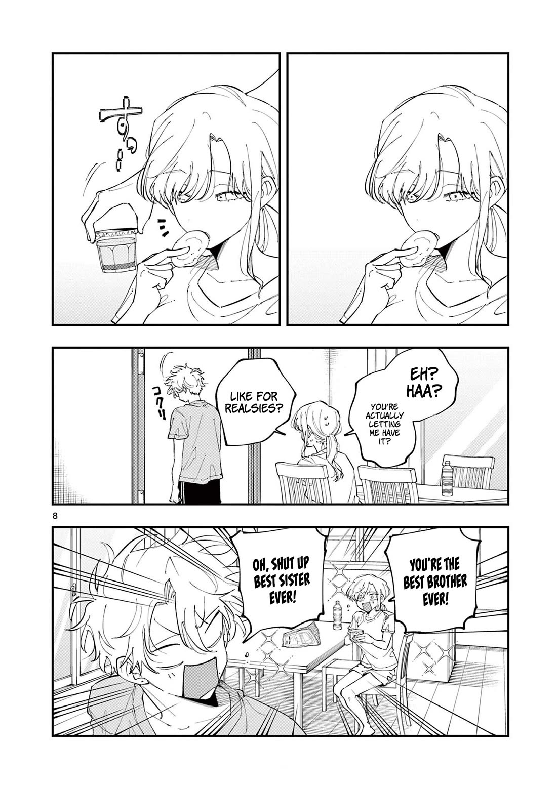 The Person Sitting Next to Me Looking at Me with Perverted Eyes Chapter 76 - Page 8