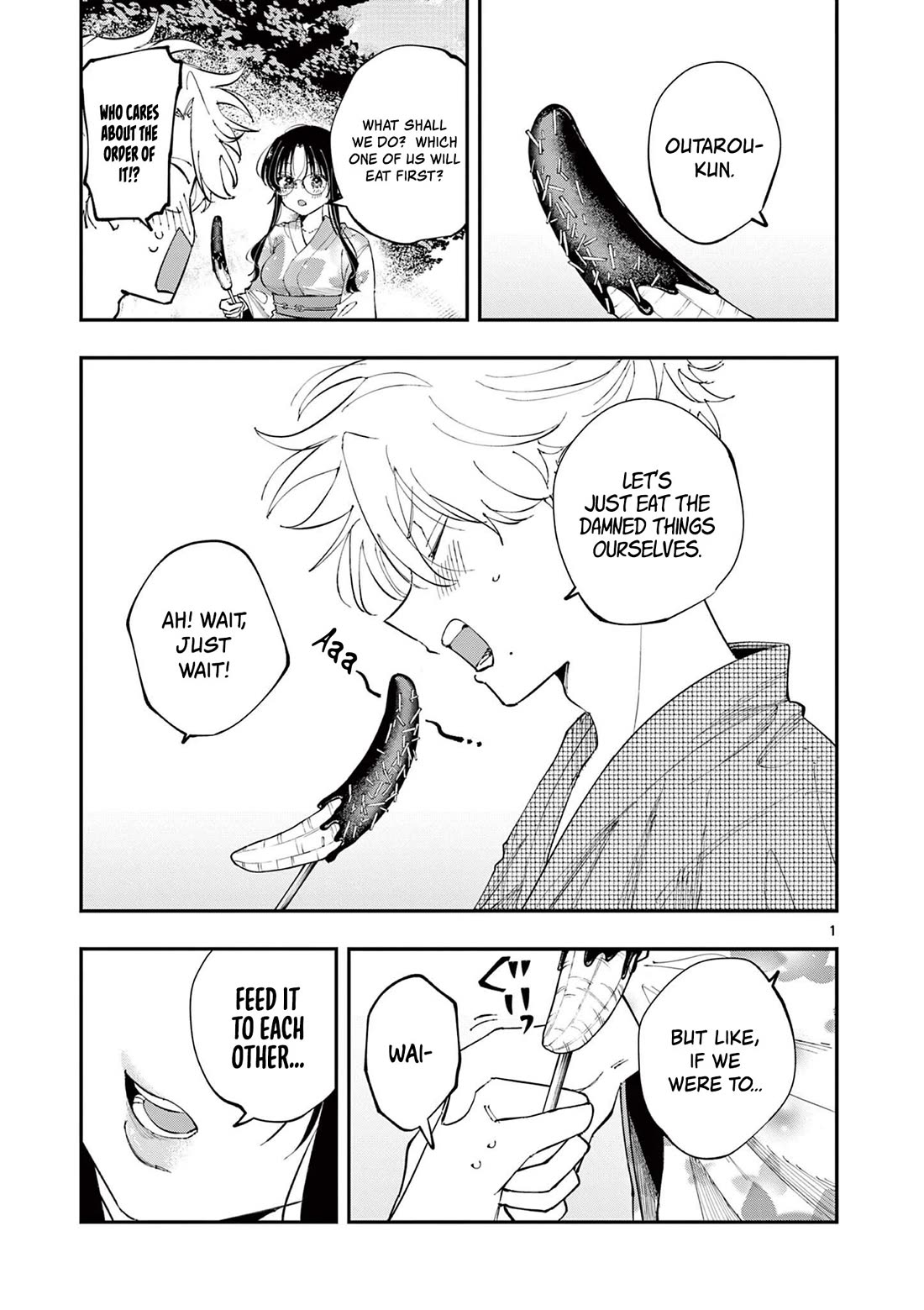 The Person Sitting Next to Me Looking at Me with Perverted Eyes Chapter 78 - Page 1