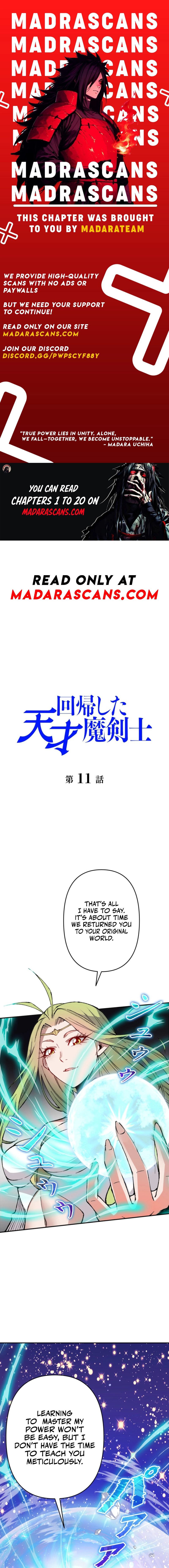 The Regressed Genius Magic Swordsman Chapter 11 - Page 1