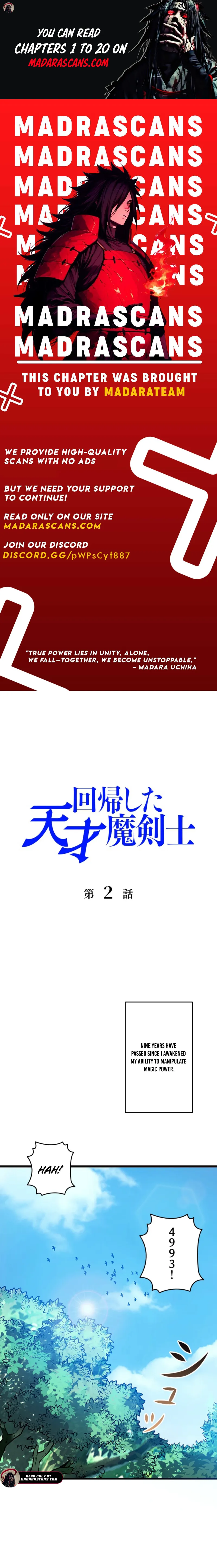The Regressed Genius Magic Swordsman Chapter 2 - Page 1