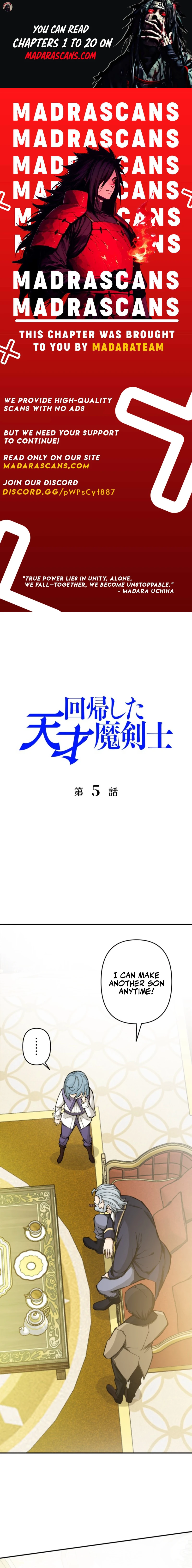 The Regressed Genius Magic Swordsman Chapter 5 - Page 1