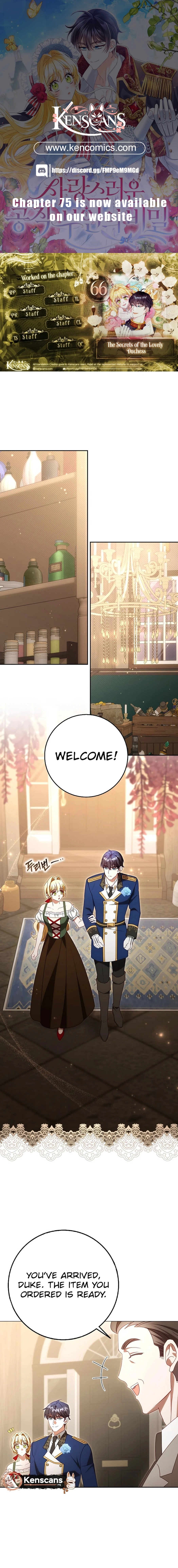 The Secrets of the Lovely Duchess Chapter 66 - Page 1