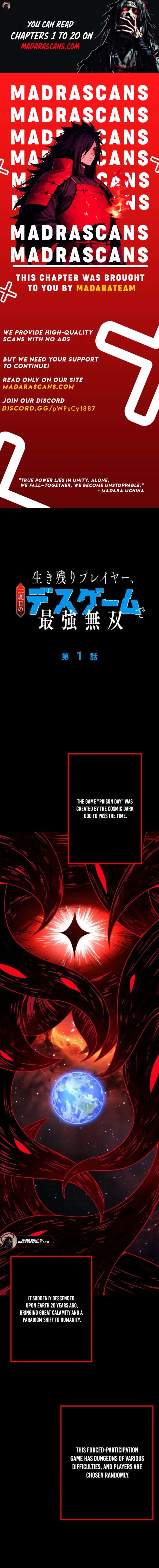 The Surviving Player: Unrivaled in the Second Death Game Chapter 1 - Page 1