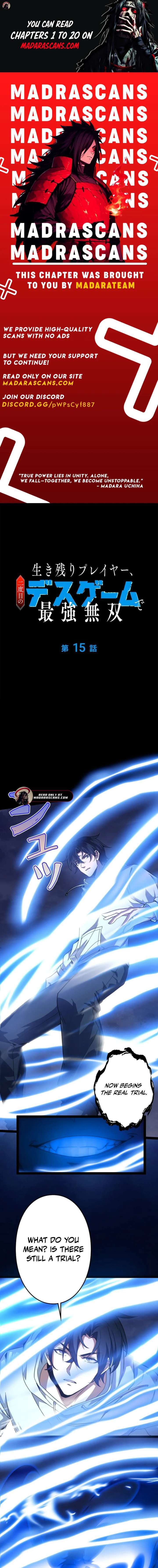 The Surviving Player: Unrivaled in the Second Death Game Chapter 15 - Page 1