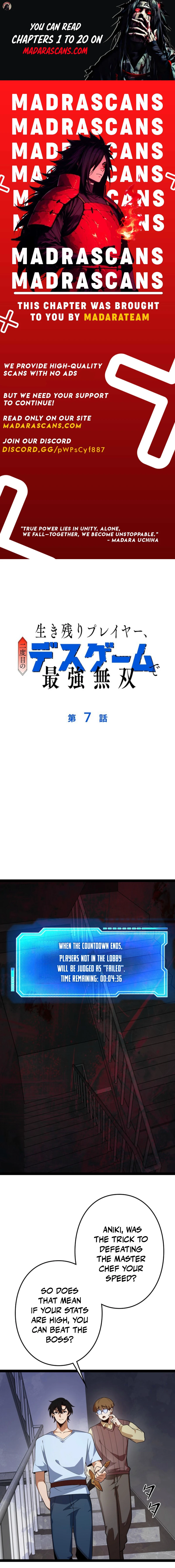 The Surviving Player: Unrivaled in the Second Death Game Chapter 7 - Page 1