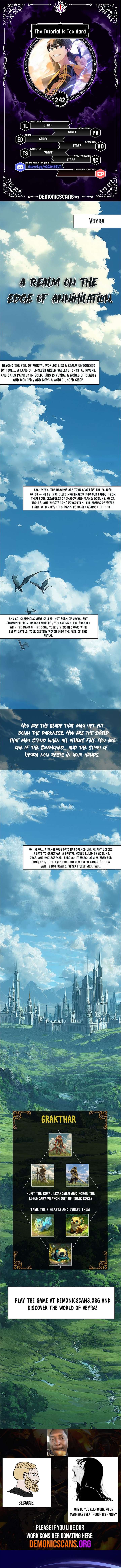 The Tutorial Is Too Hard Chapter 242 - Page 1