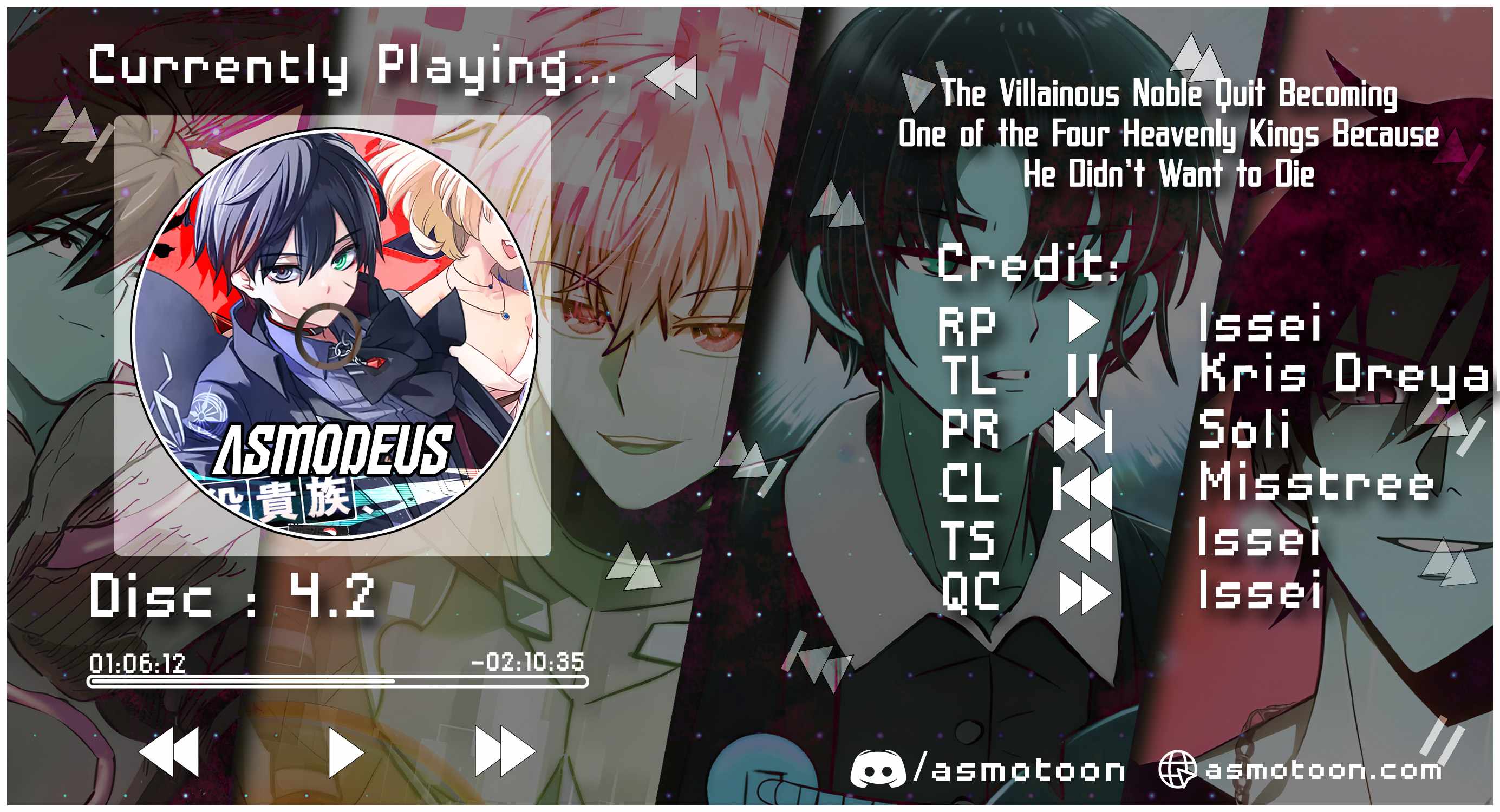 The Villainous Noble Quit Becoming One of the Four Heavenly Kings Because He Didn’t Want to Die Chapter 4.2 - Page 1