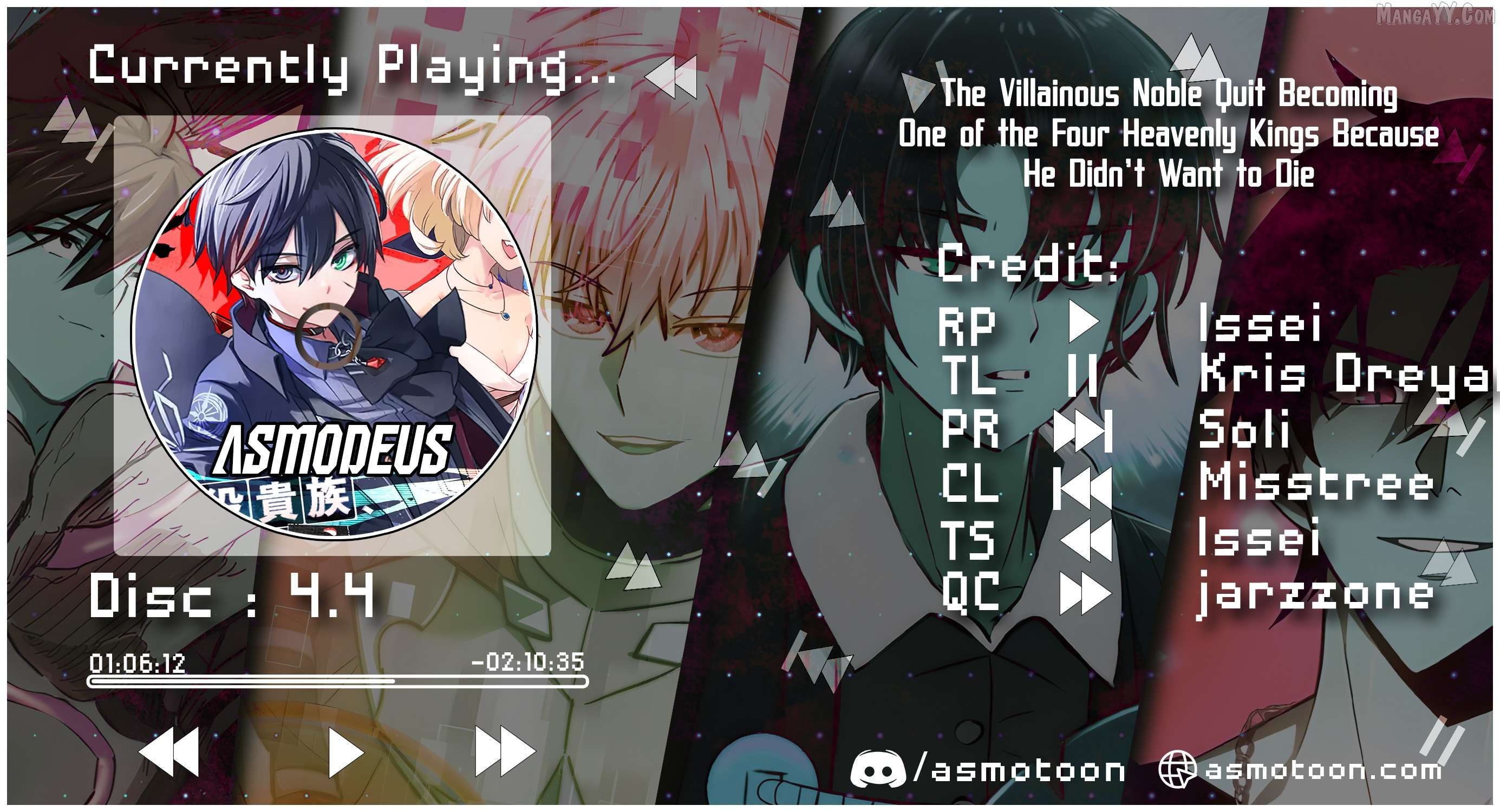 The Villainous Noble Quit Becoming One of the Four Heavenly Kings Because He Didn’t Want to Die Chapter 4.4 - Page 1