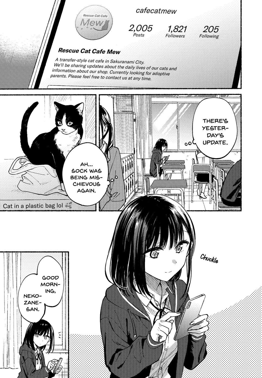 Tonari no Neko to Koi Shirazu Chapter 9 - Page 1