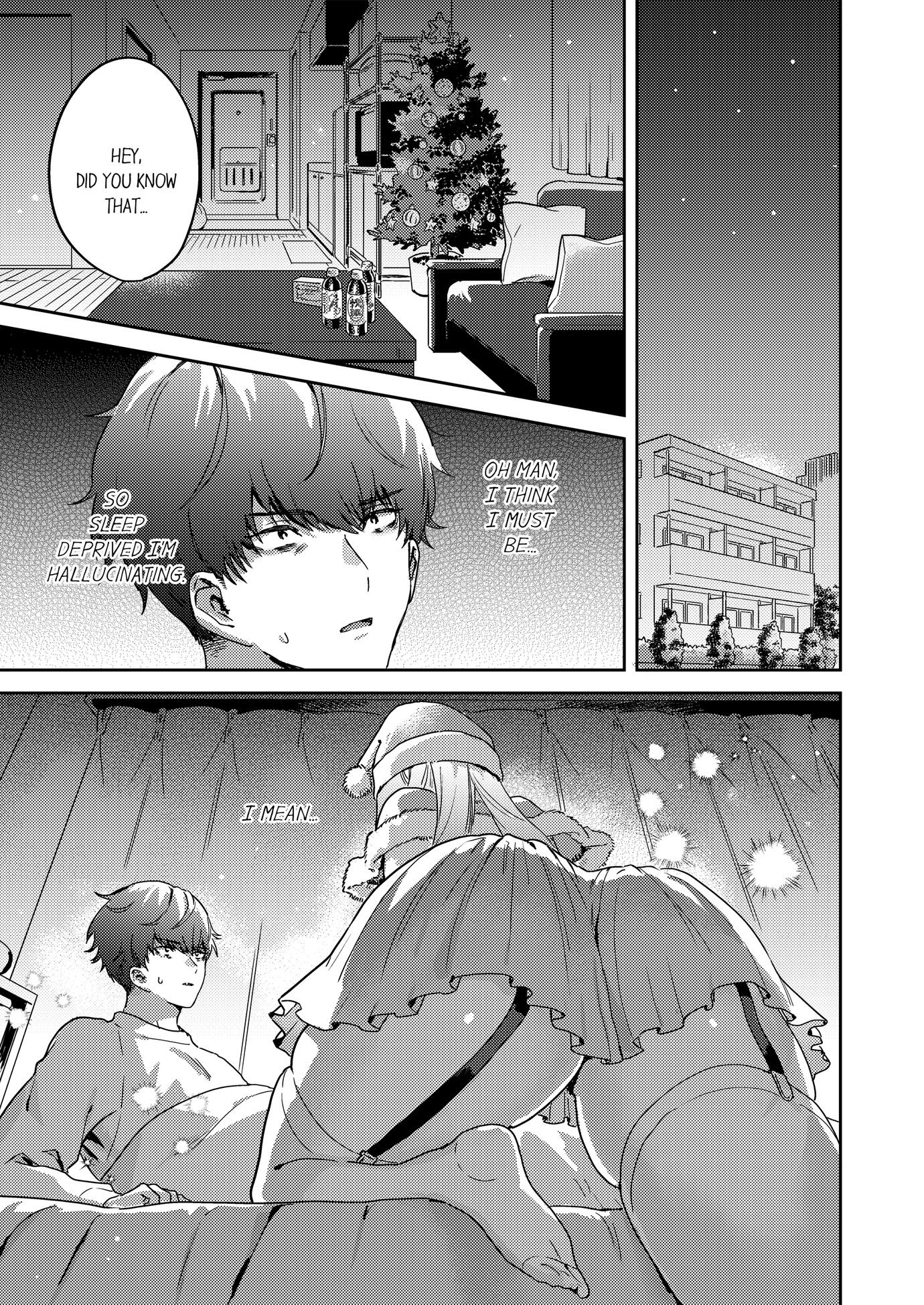 Torokeru Pink Santa ~ Shou Akuma Onee-san no Icha Ama Nekashitsuke Chapter 1 - Page 1