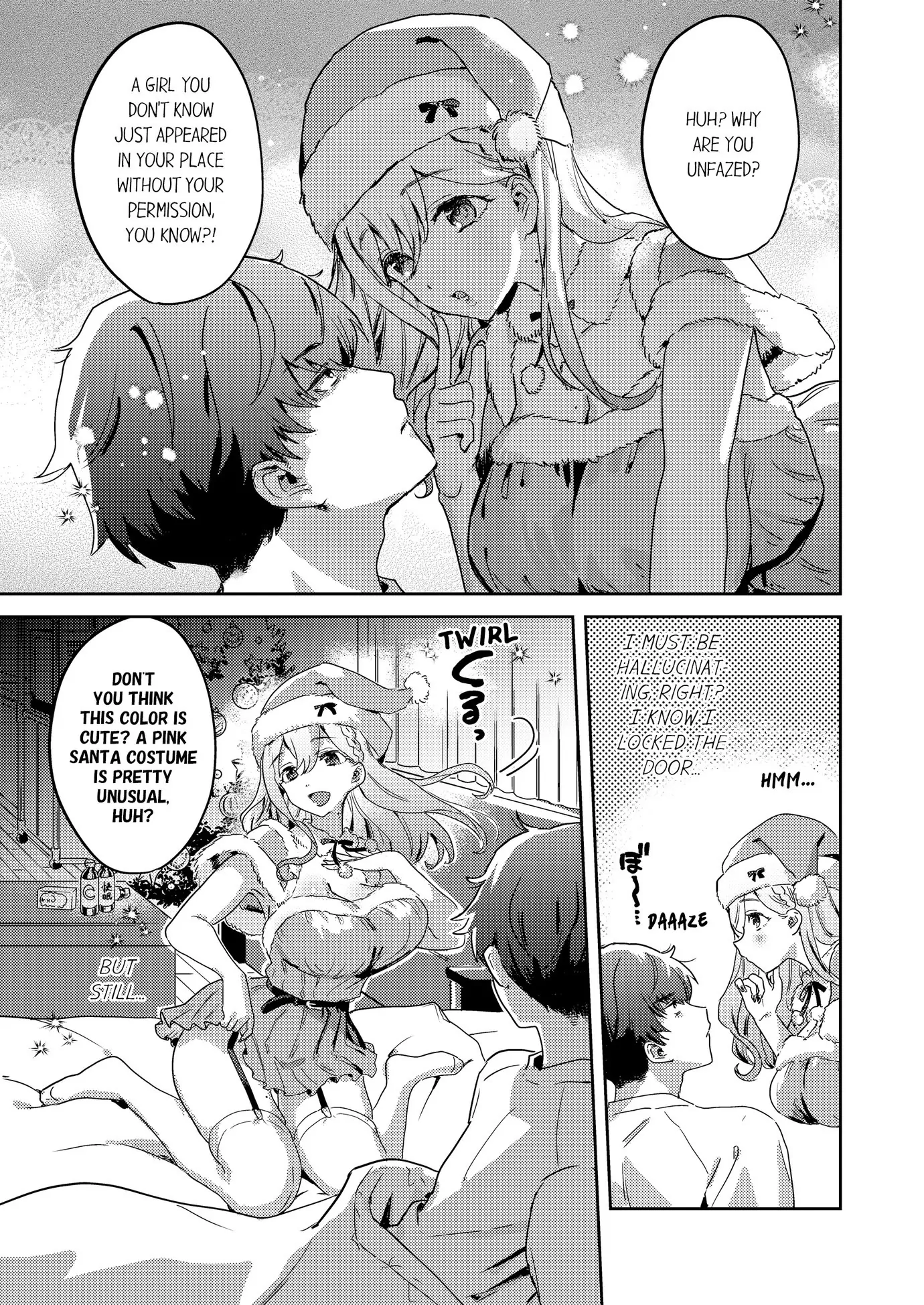 Torokeru Pink Santa ~ Shou Akuma Onee-san no Icha Ama Nekashitsuke Chapter 2 - Page 1