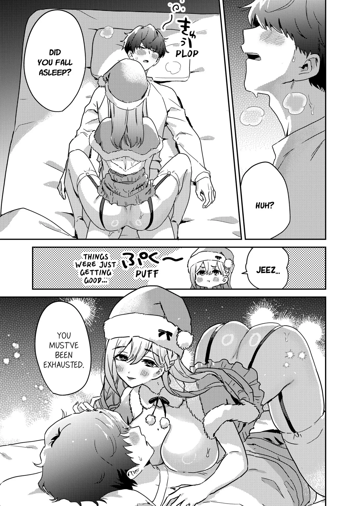 Torokeru Pink Santa ~ Shou Akuma Onee-san no Icha Ama Nekashitsuke Chapter 4 - Page 1