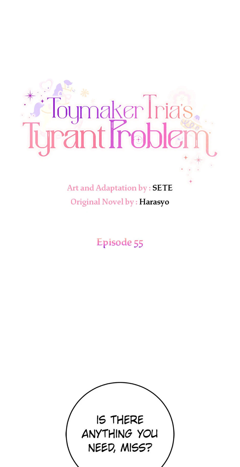 Toymaker Tria’s Tyrant Problem Chapter 55 - Page 1