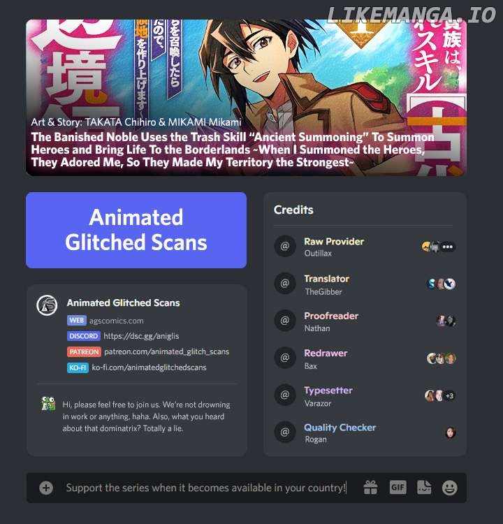 Tsuihou Kizoku wa, Hazure Skill “Kodai Shoukan” de Eirei-tachi to Henkyou Ryouchi o Saikou suru Chapter 1 - Page 1