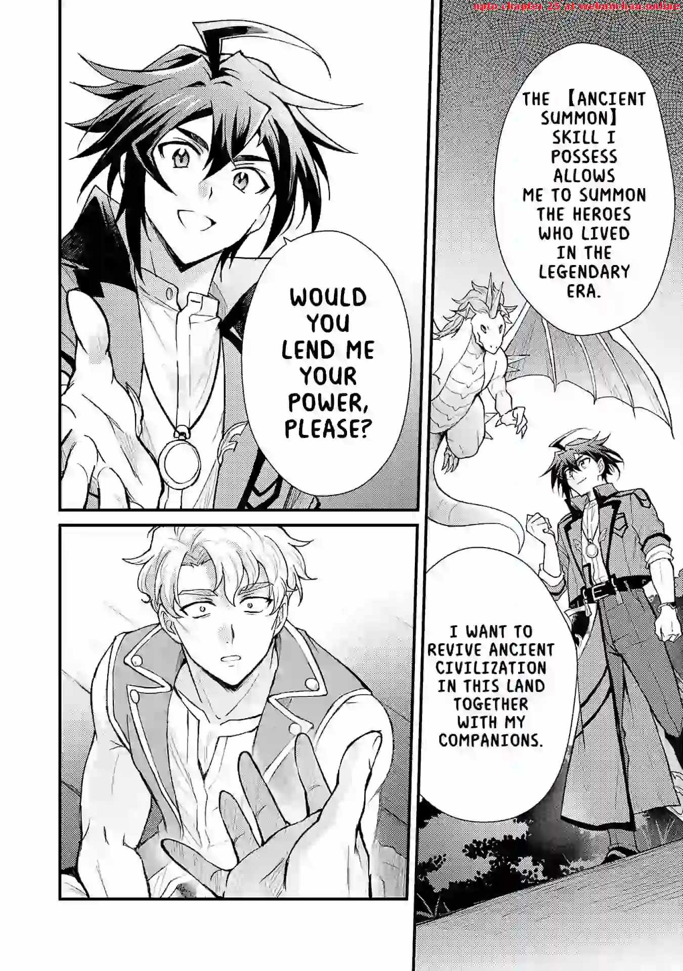 Tsuihou Kizoku wa, Hazure Skill “Kodai Shoukan” de Eirei-tachi to Henkyou Ryouchi o Saikou suru Chapter 10 - Page 22