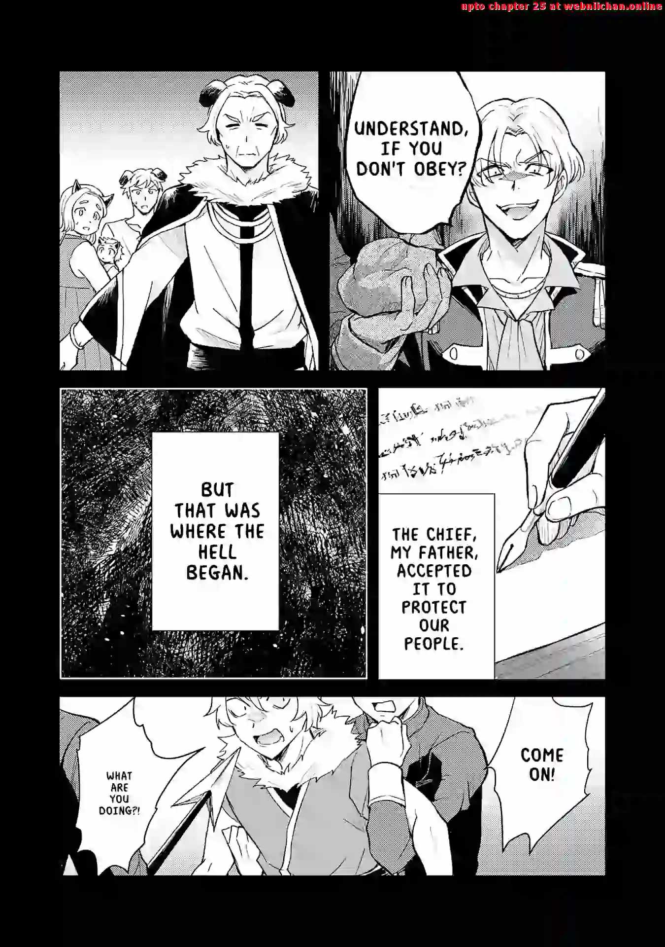 Tsuihou Kizoku wa, Hazure Skill “Kodai Shoukan” de Eirei-tachi to Henkyou Ryouchi o Saikou suru Chapter 12 - Page 13