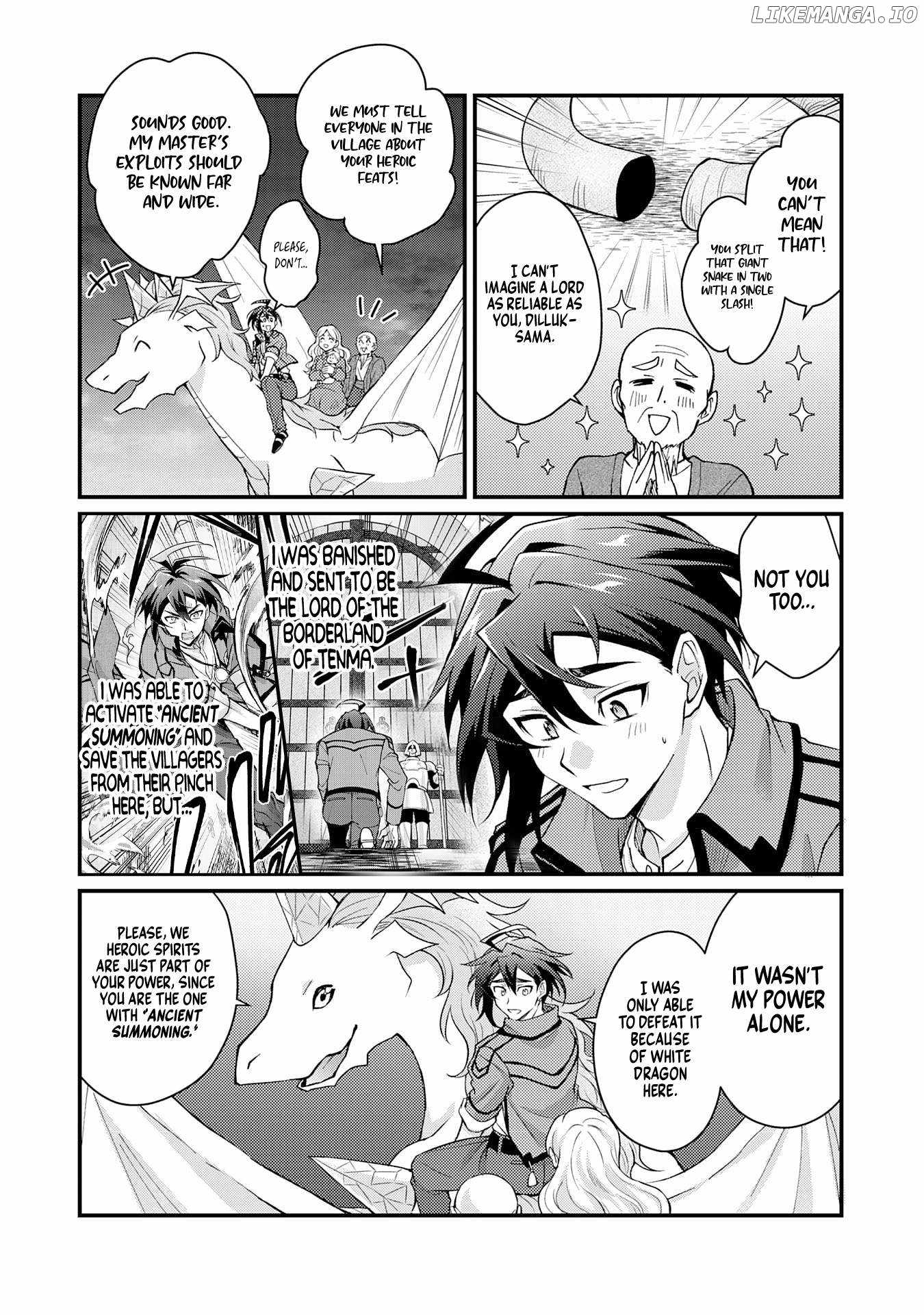 Tsuihou Kizoku wa, Hazure Skill “Kodai Shoukan” de Eirei-tachi to Henkyou Ryouchi o Saikou suru Chapter 2 - Page 5