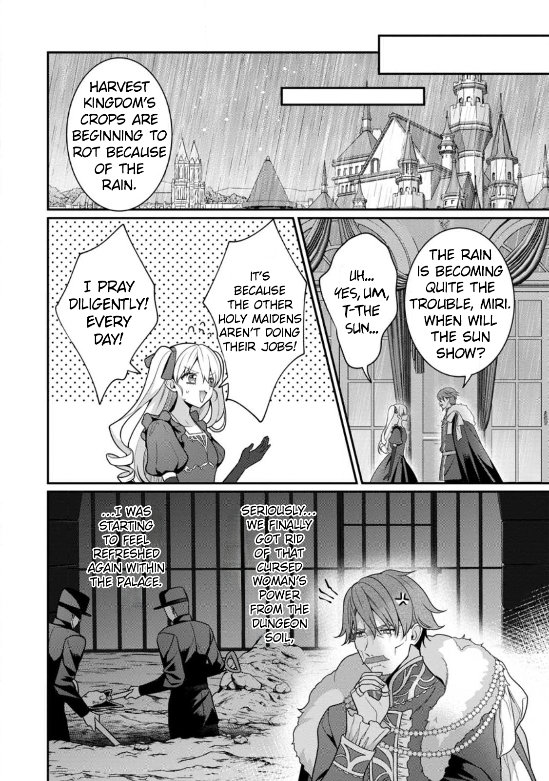 Tsuihou Seijo no Doronko Nouen Seikatsu ~Itsunomanika Ringoku wo Sukutte Shimaimashita~ Chapter 3.3 - Page 9