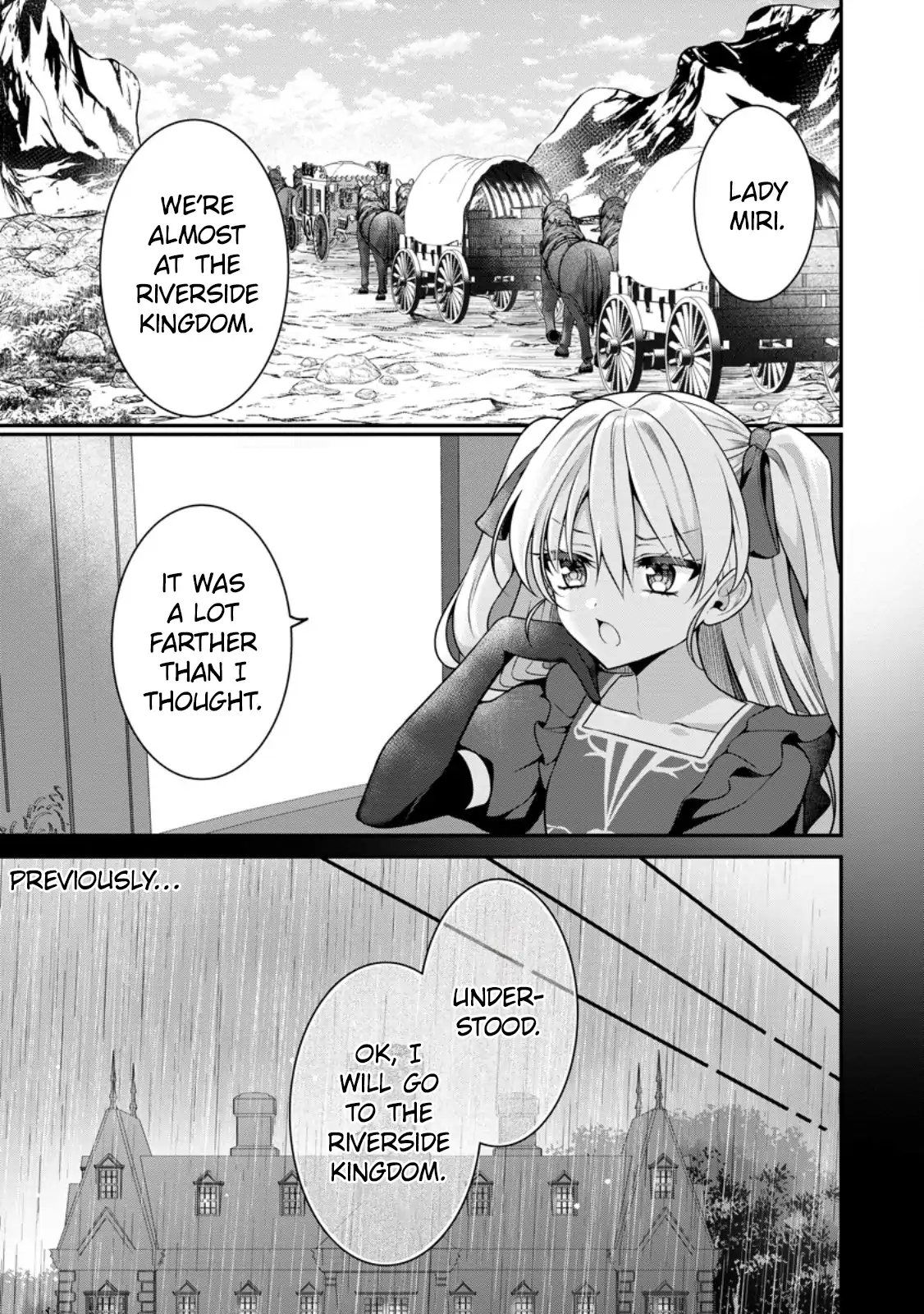 Tsuihou Seijo no Doronko Nouen Seikatsu ~Itsunomanika Ringoku wo Sukutte Shimaimashita~ Chapter 5.1 - Page 2