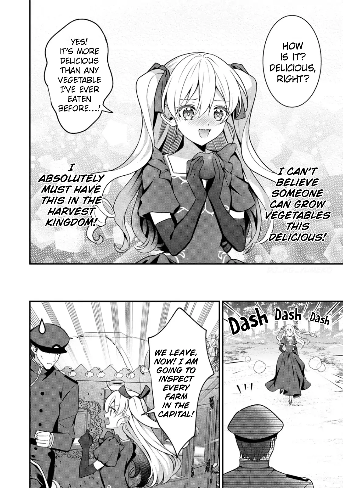 Tsuihou Seijo no Doronko Nouen Seikatsu ~Itsunomanika Ringoku wo Sukutte Shimaimashita~ Chapter 5.1 - Page 11