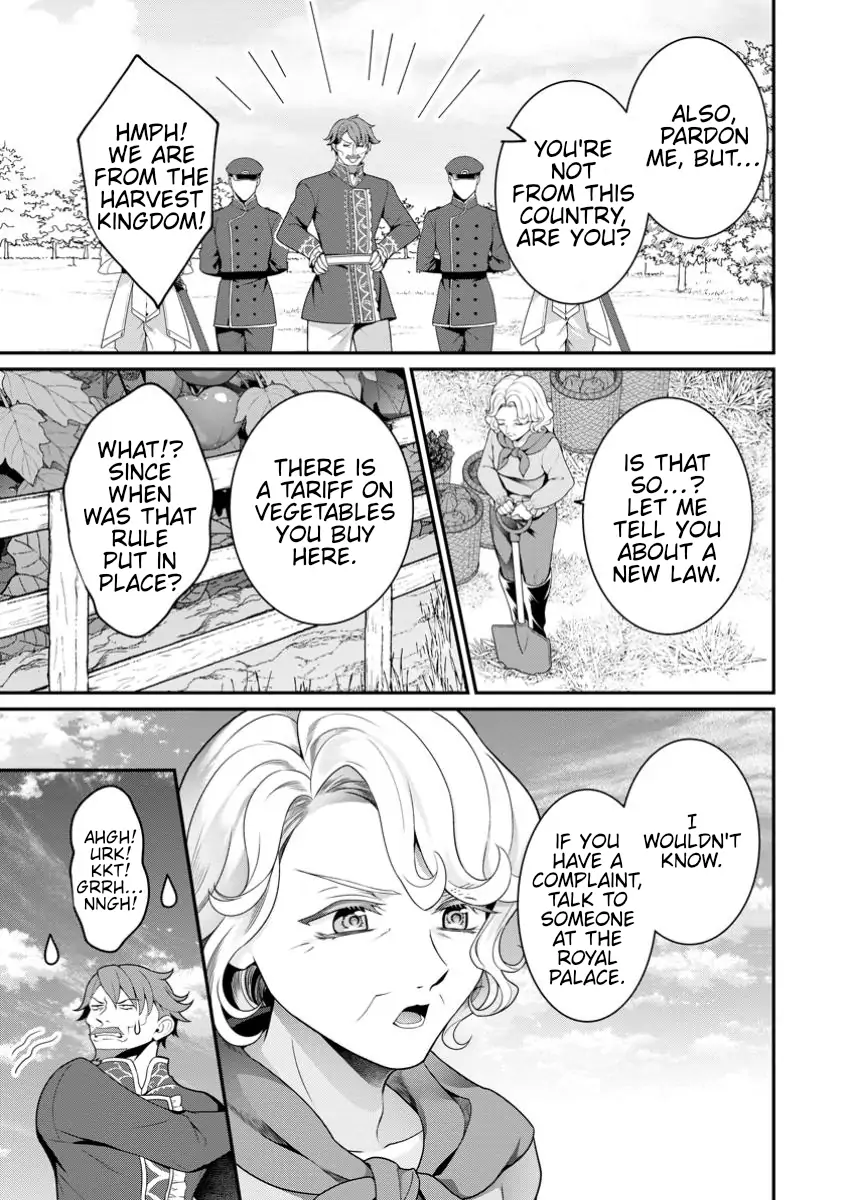 Tsuihou Seijo no Doronko Nouen Seikatsu ~Itsunomanika Ringoku wo Sukutte Shimaimashita~ Chapter 8.2 - Page 4